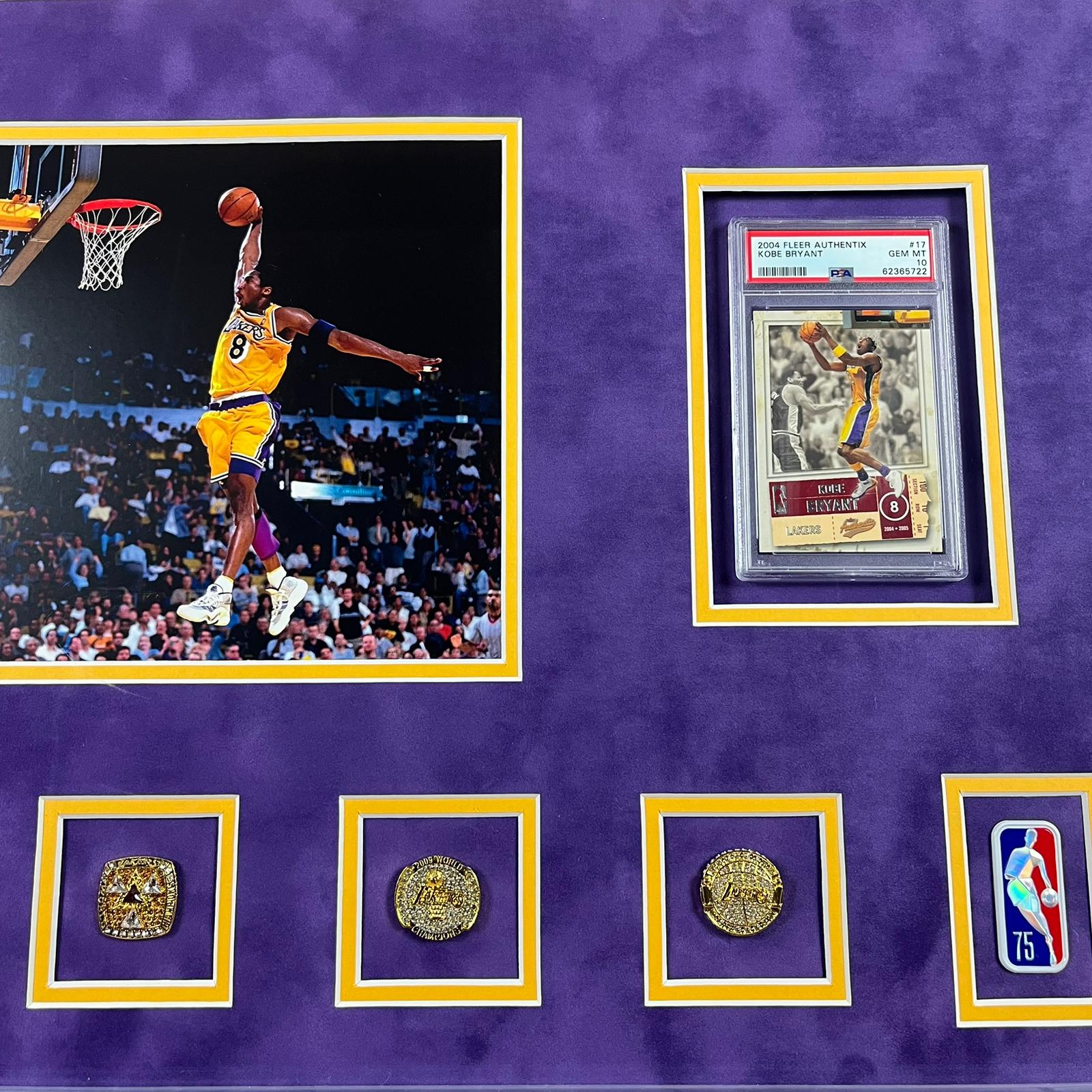 Kobe Bryant Signed Jersey Framed