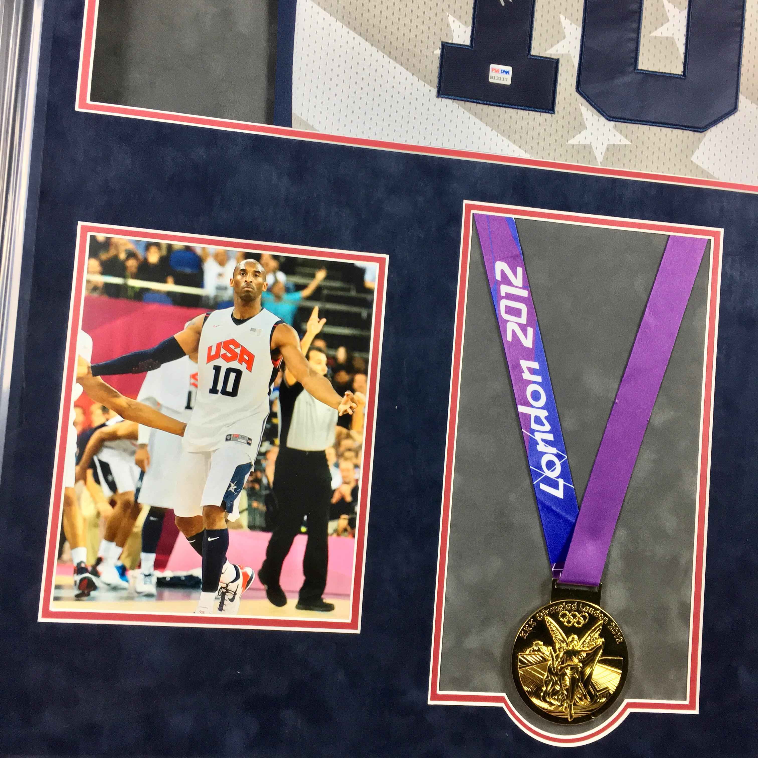 Kobe Bryant Signed Jersey Framed