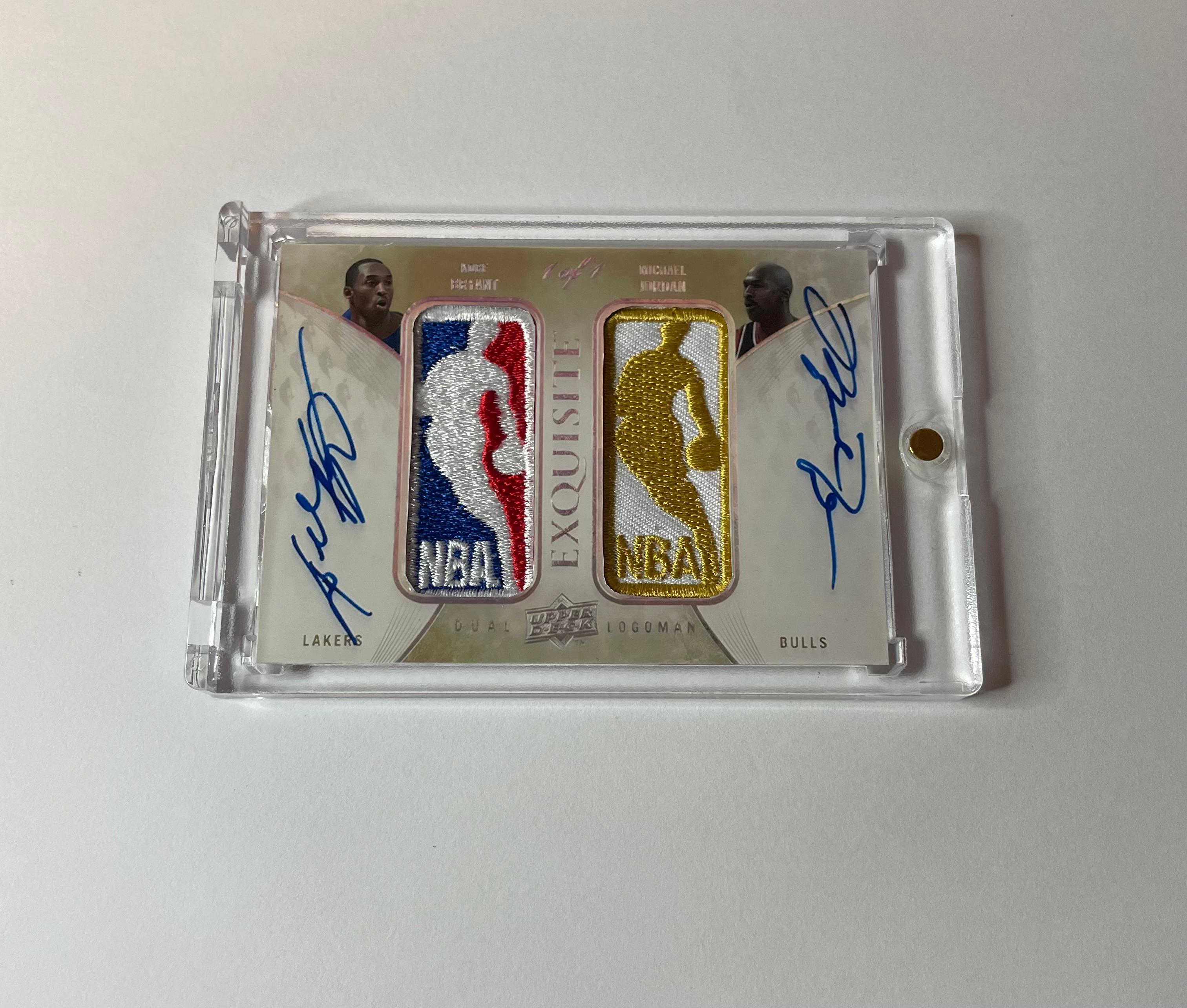 Custom Kobe Bryant Michael Jordan Dual Patch Card