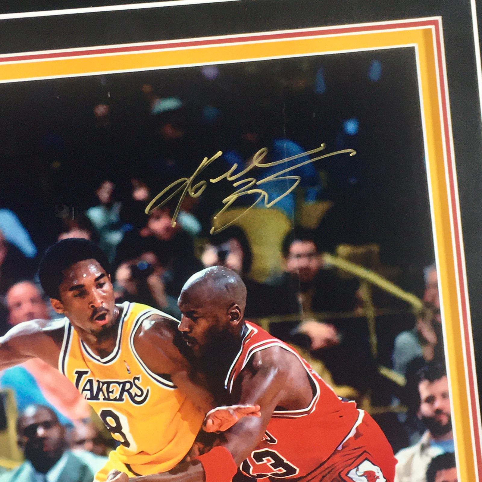Kobe Bryant Signed Poster Framed