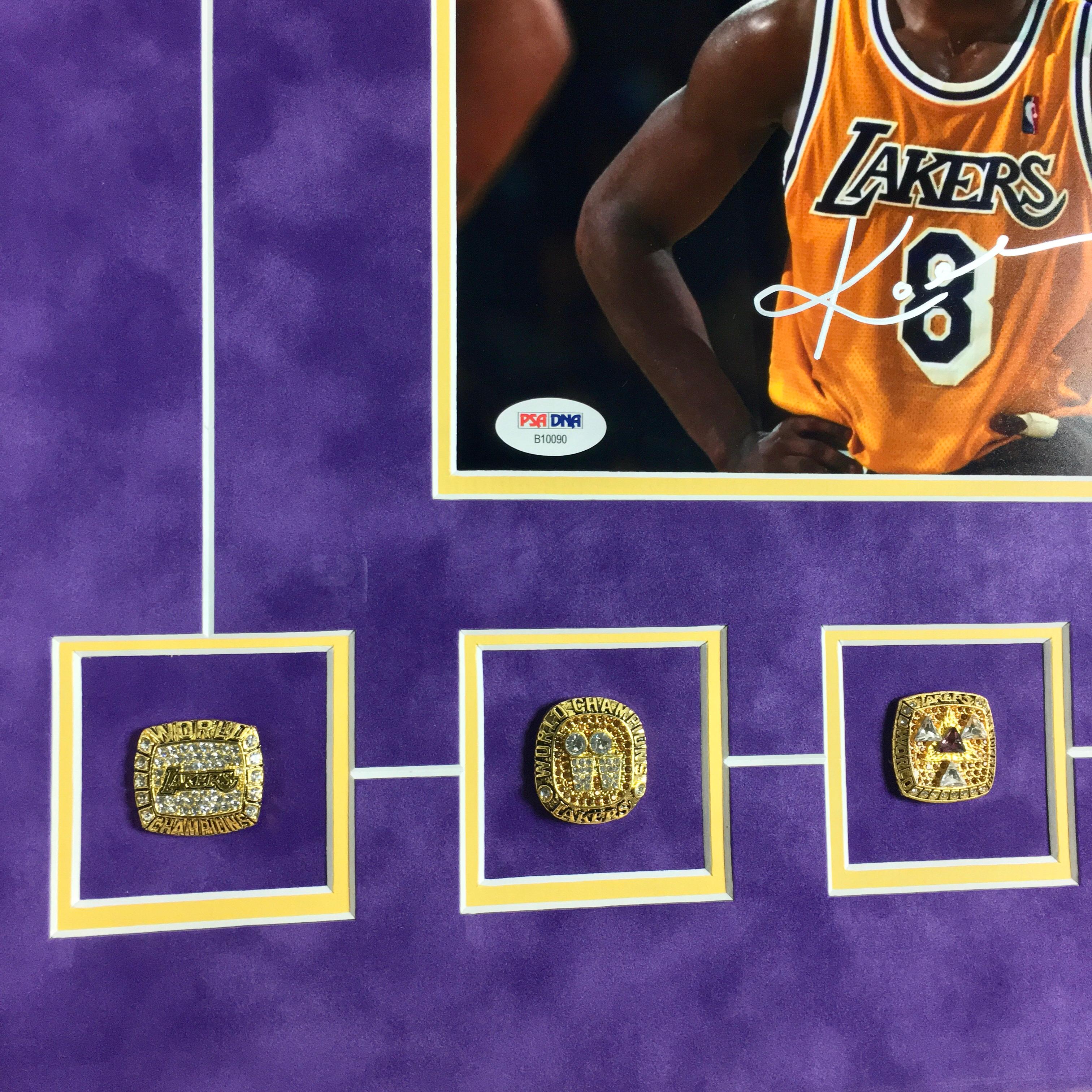 Kobe Bryant Signed Photo Framed