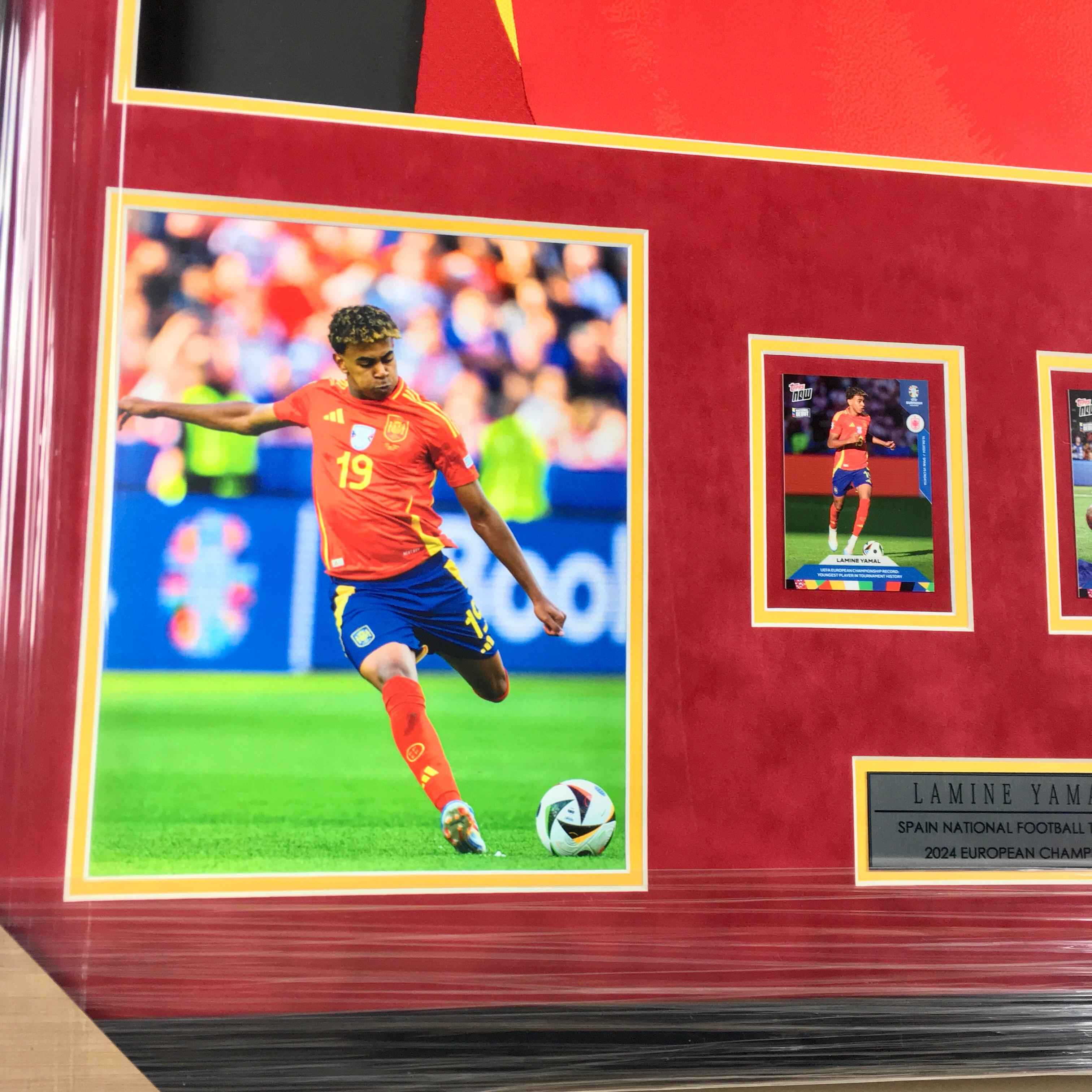 Lamine Yamal Signed Jersey Framed