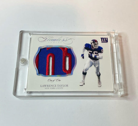 Custom Lawrence Taylor Patch Card
