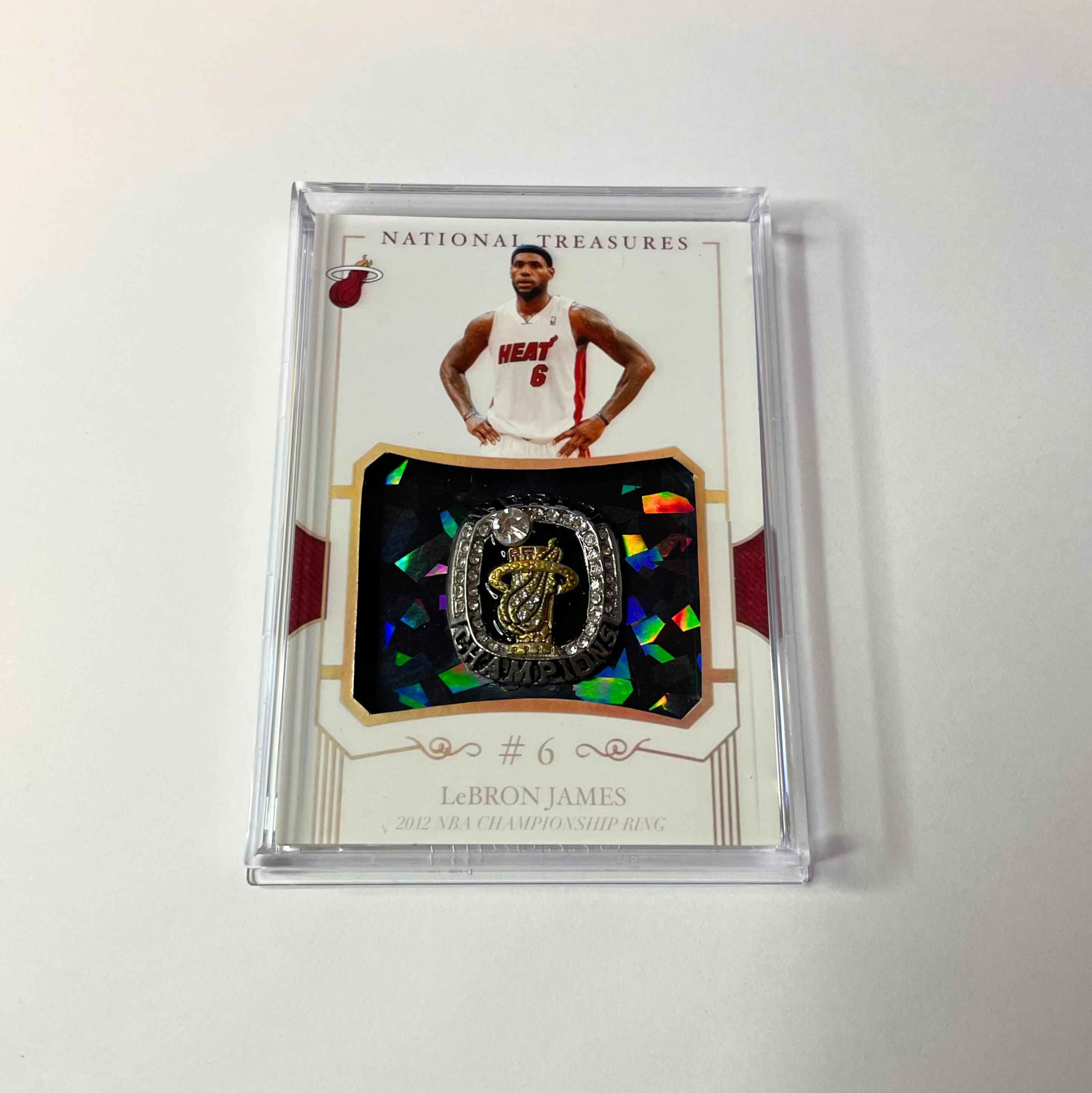 Custom LeBron James Ring Card