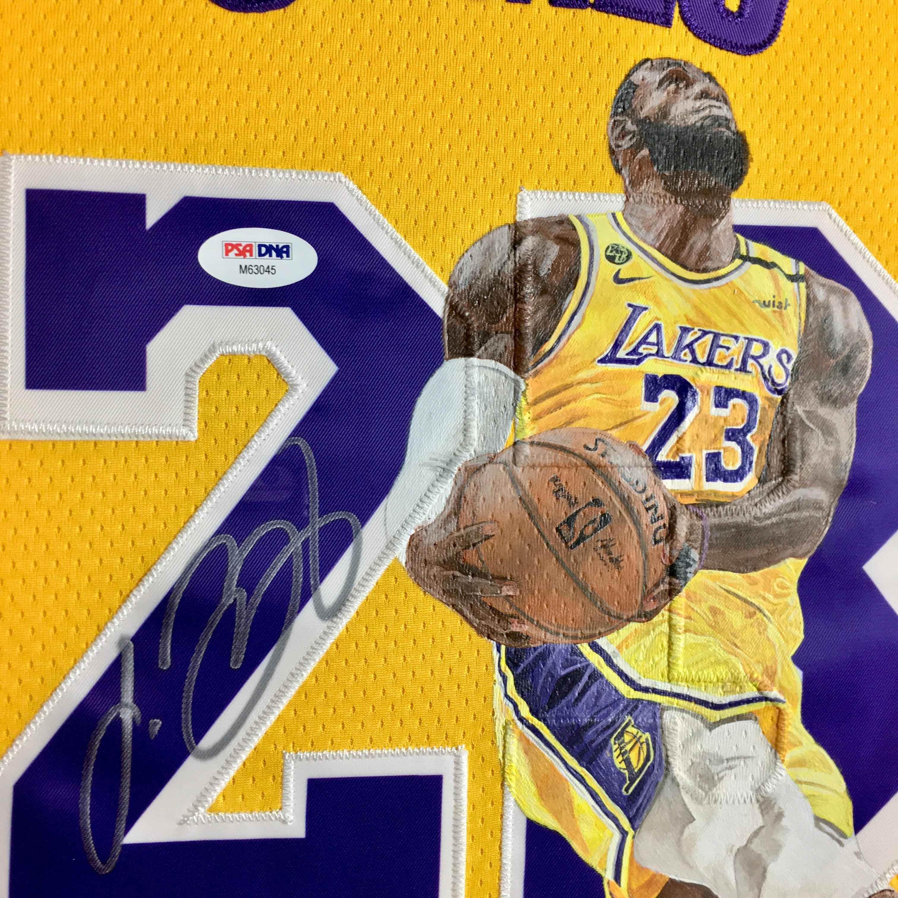 LeBron James Signed Jersey Framed