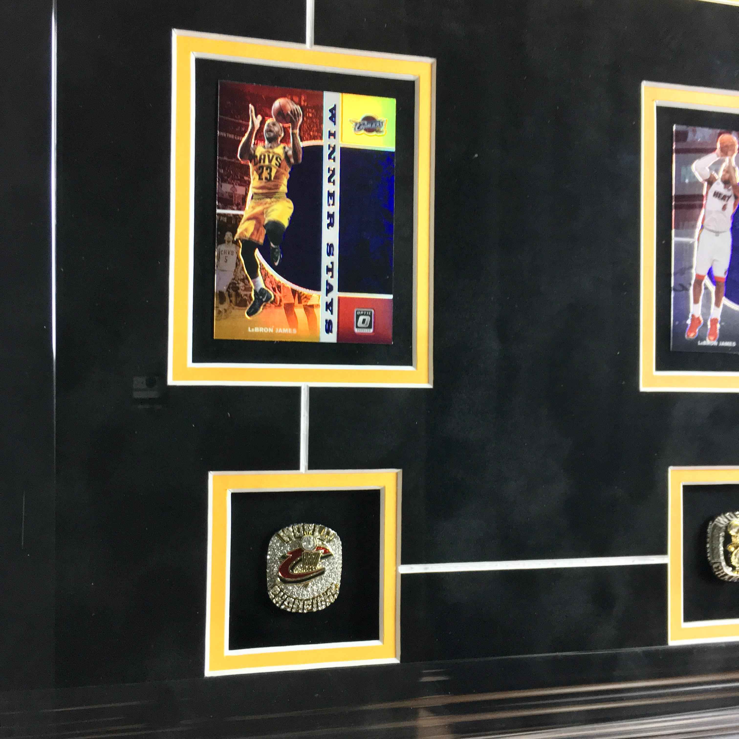 LeBron James Signed Jersey Framed