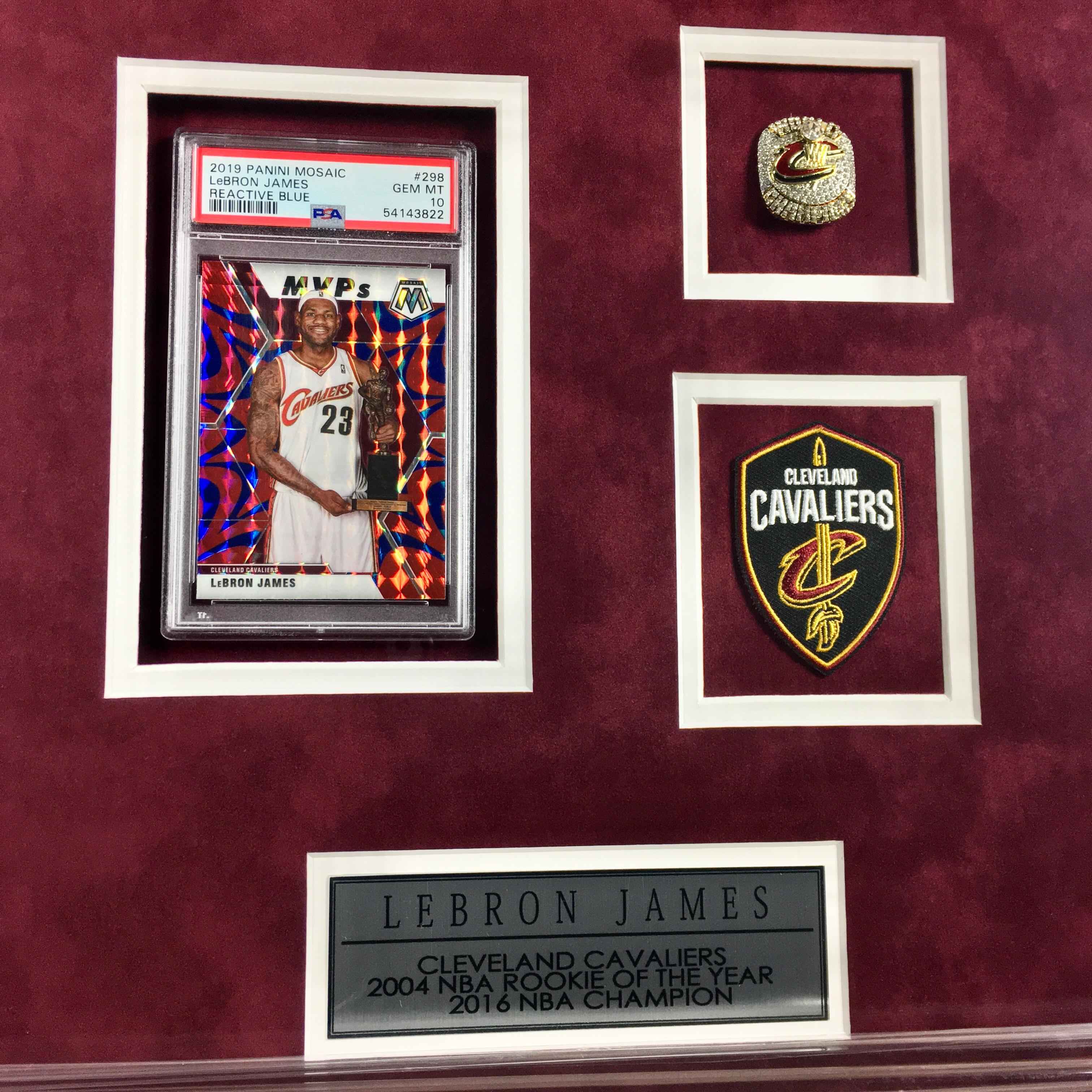 LeBron James Signed Jersey Framed
