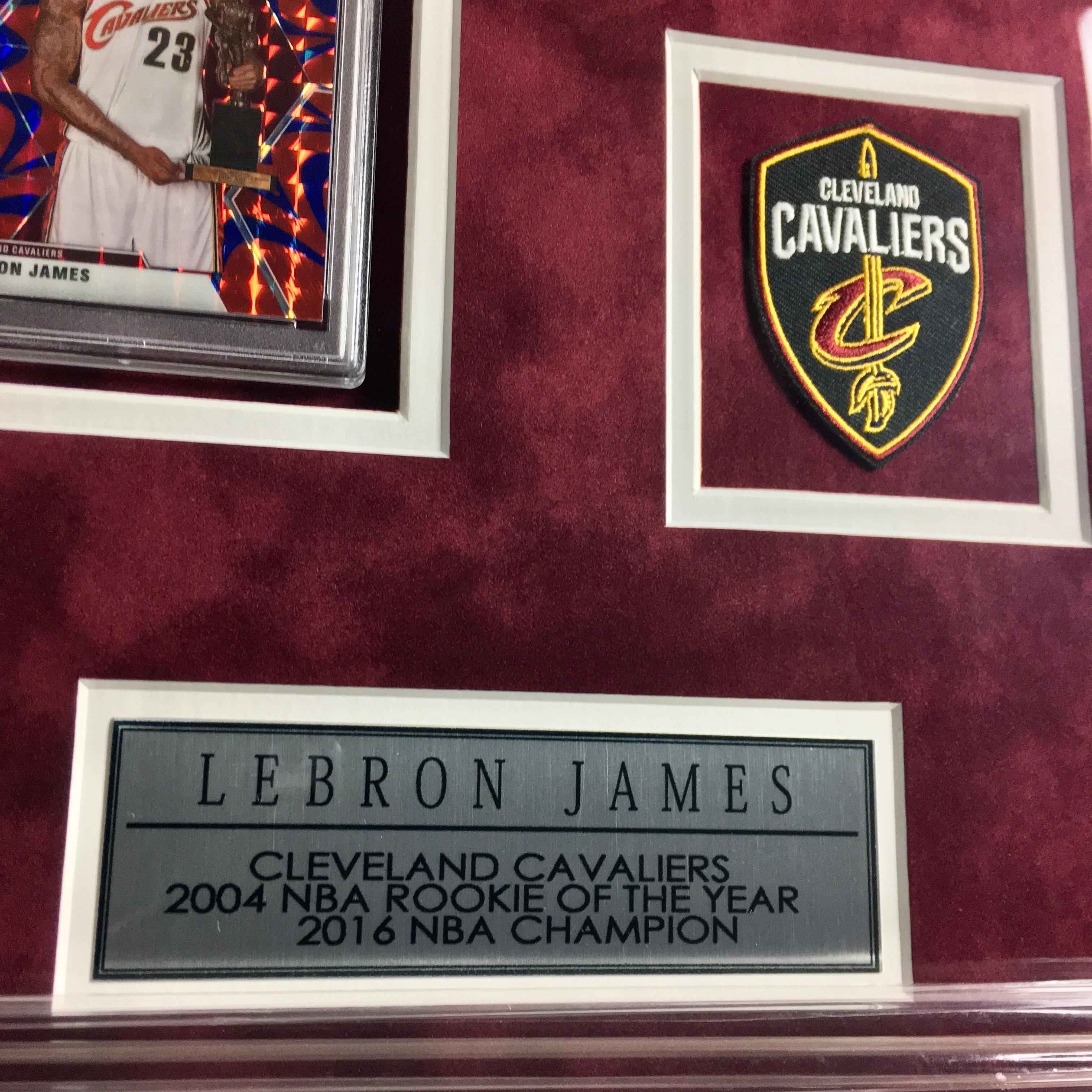 LeBron James Signed Jersey Framed