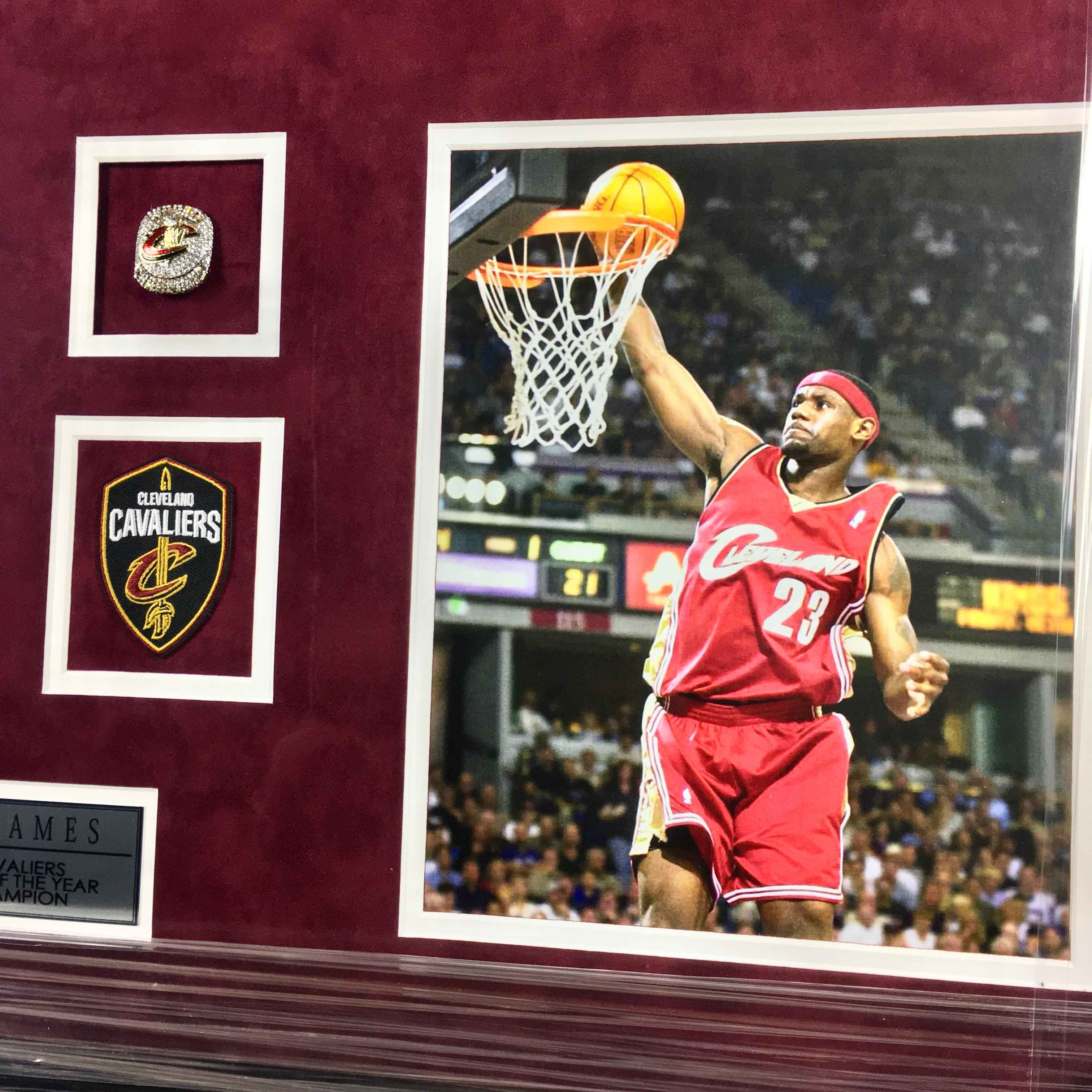 LeBron James Signed Jersey Framed