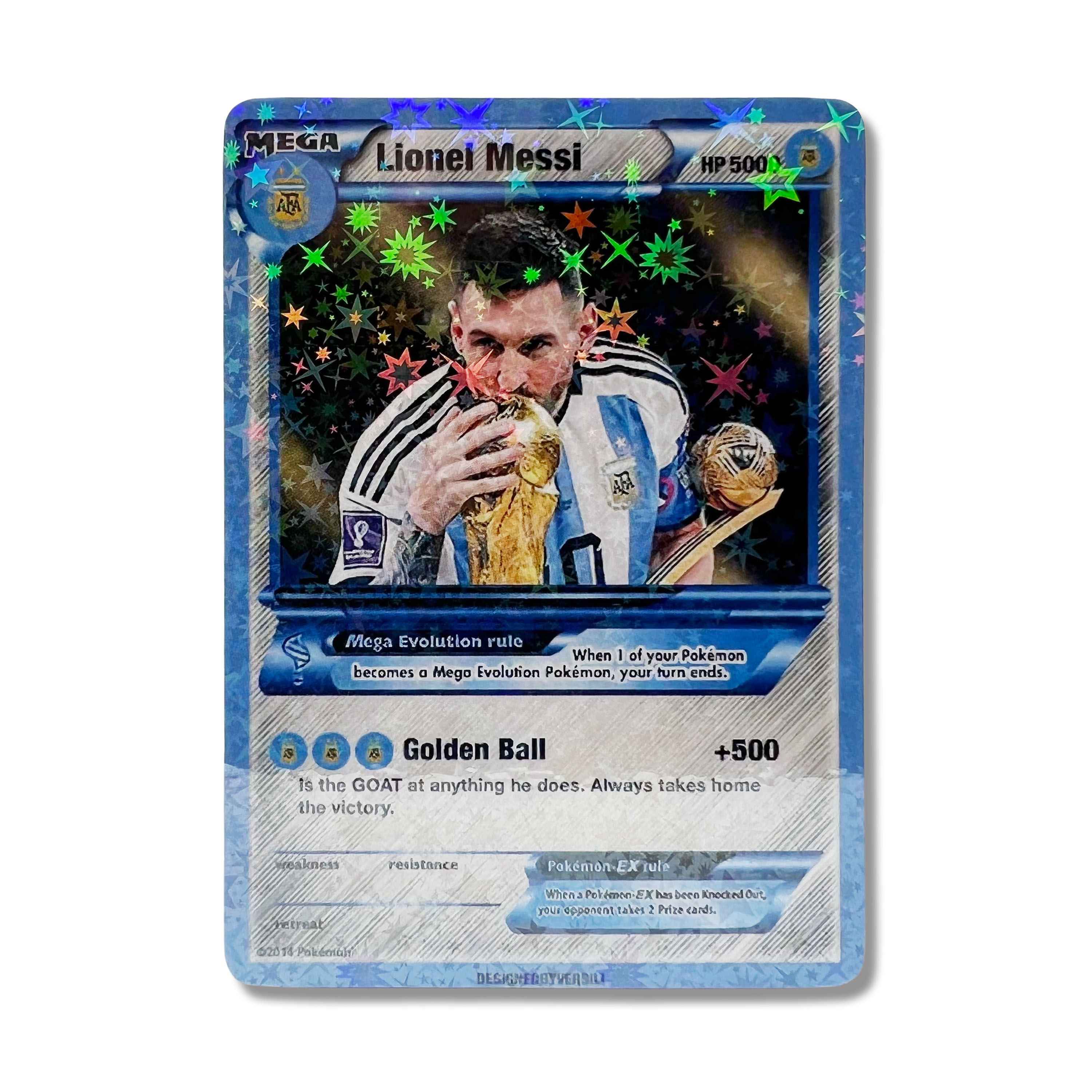 Lionel Messi Pokemon Card