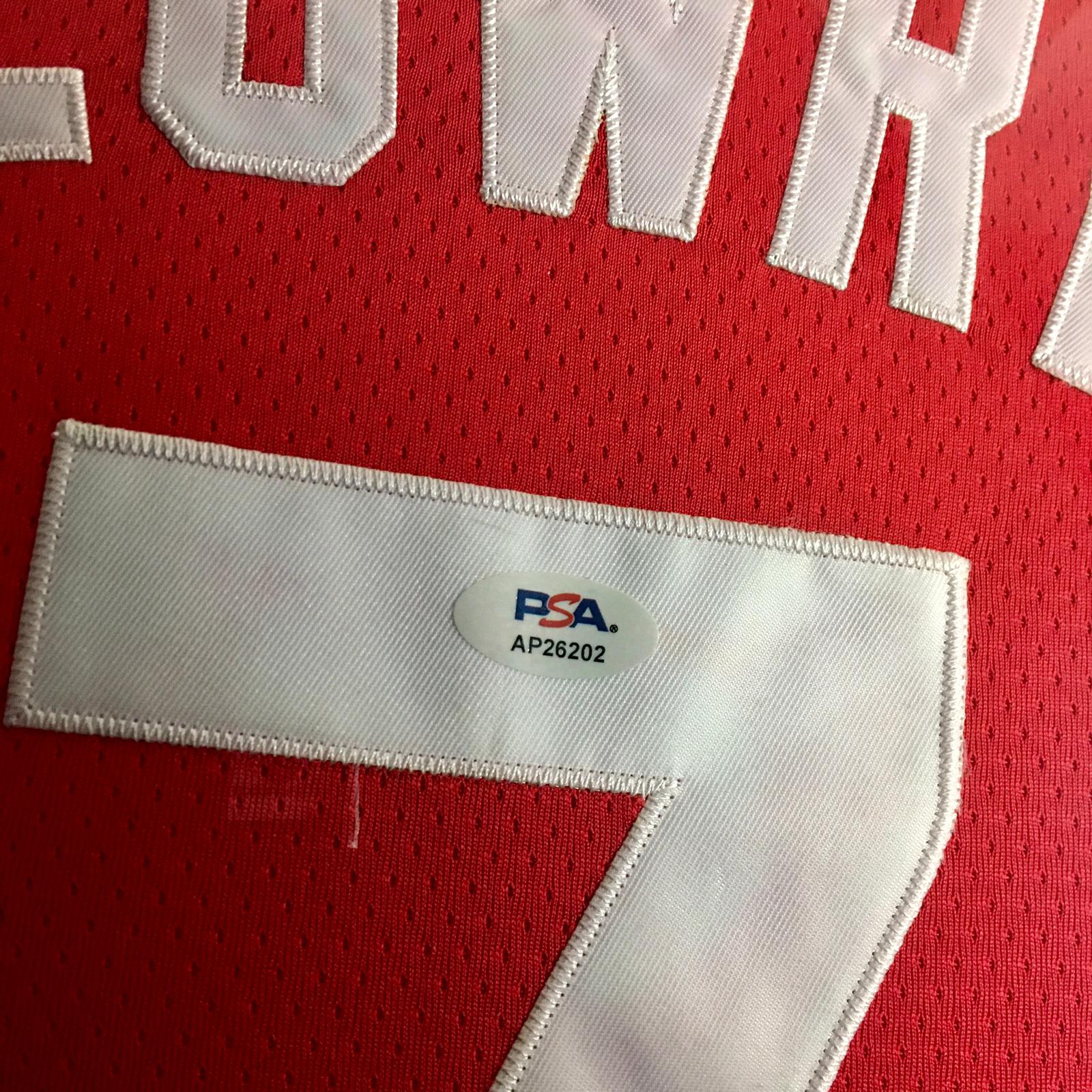 Kyle Lowry Signed Jersey Framed