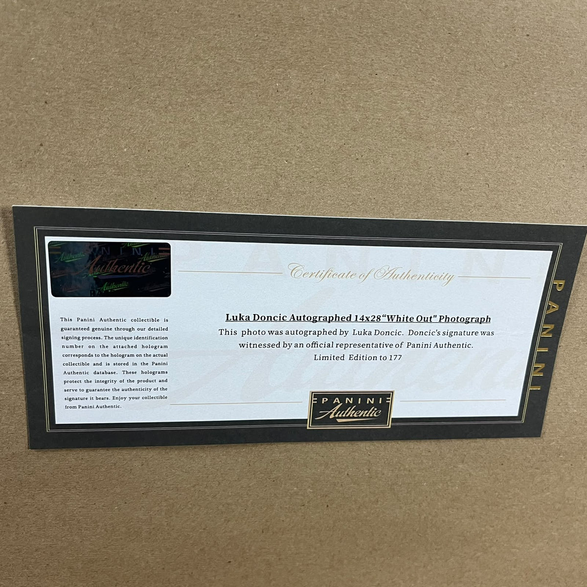 Luka Doncic Signed Poster Framed