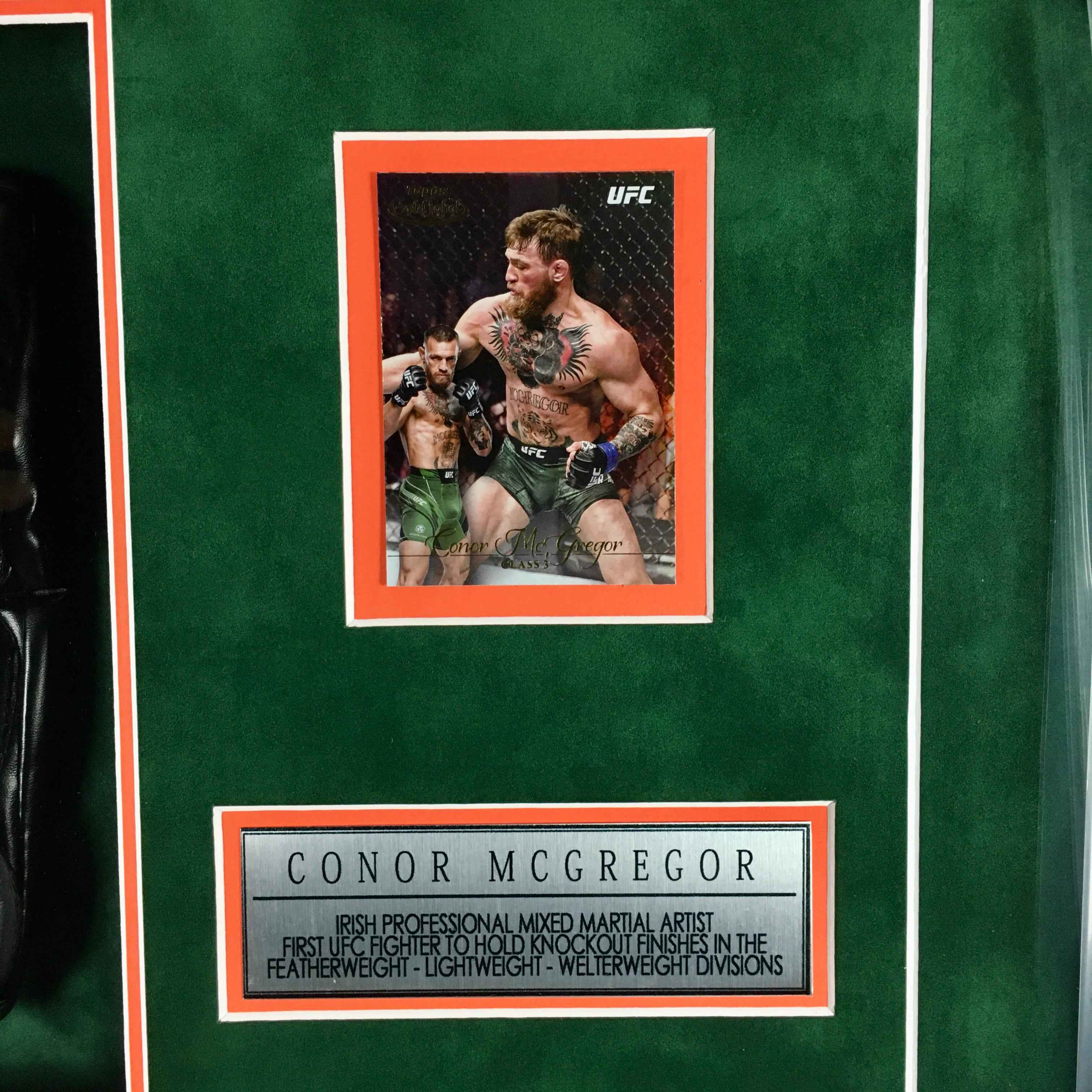 Conor McGregor Signed Glove Framed