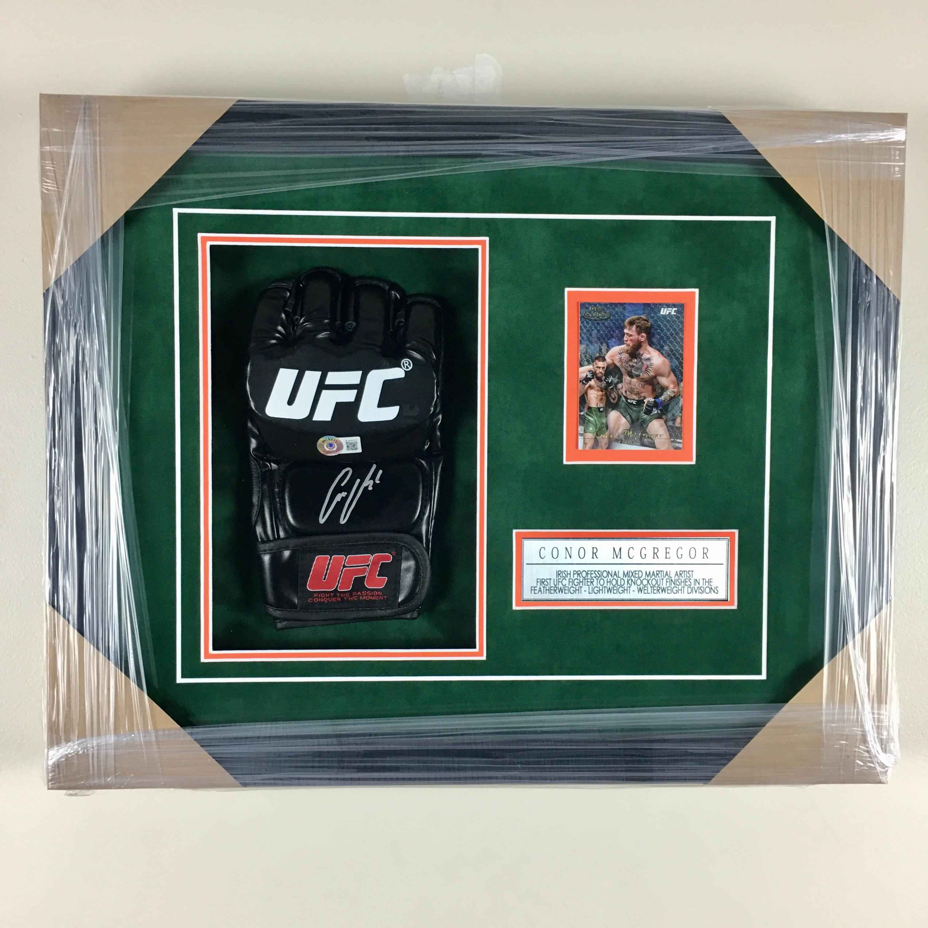 Conor McGregor Signed Glove Framed