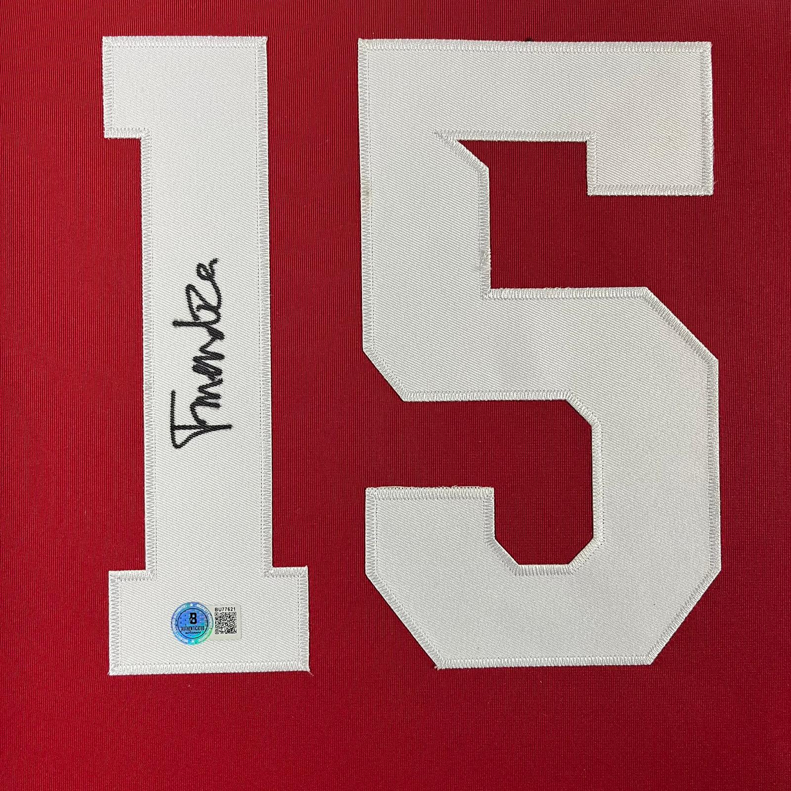 Fernando Mendoza Signed Jersey Framed