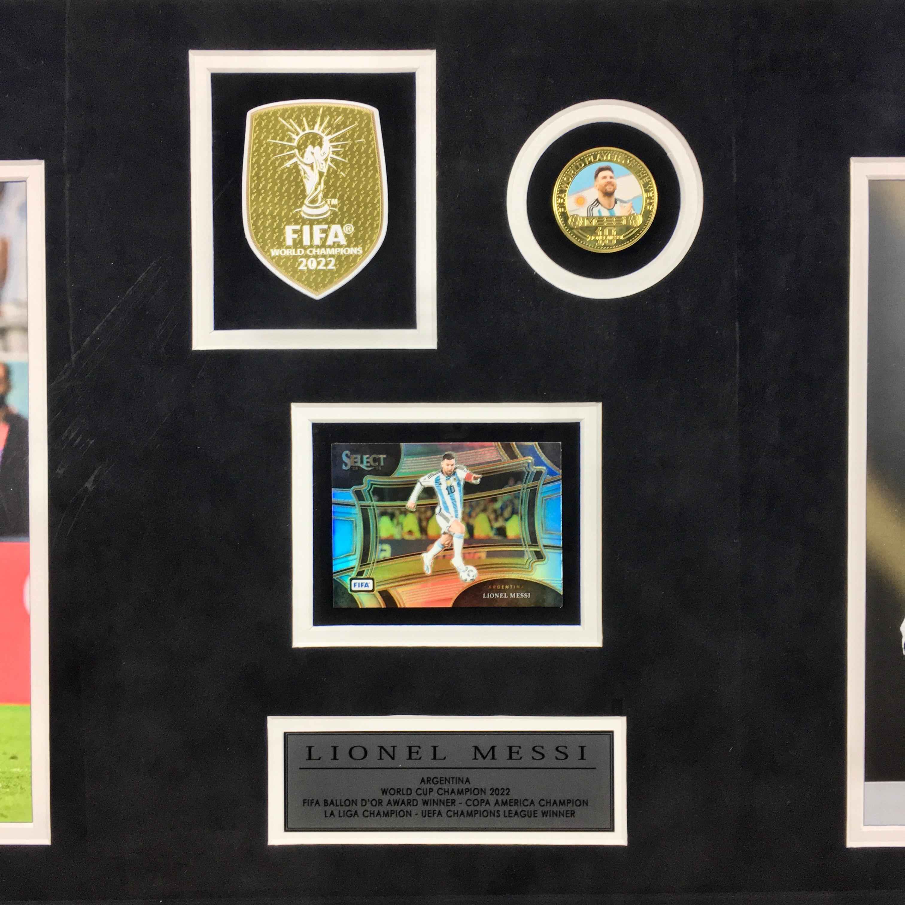 Lionel Messi Signed Jersey Framed