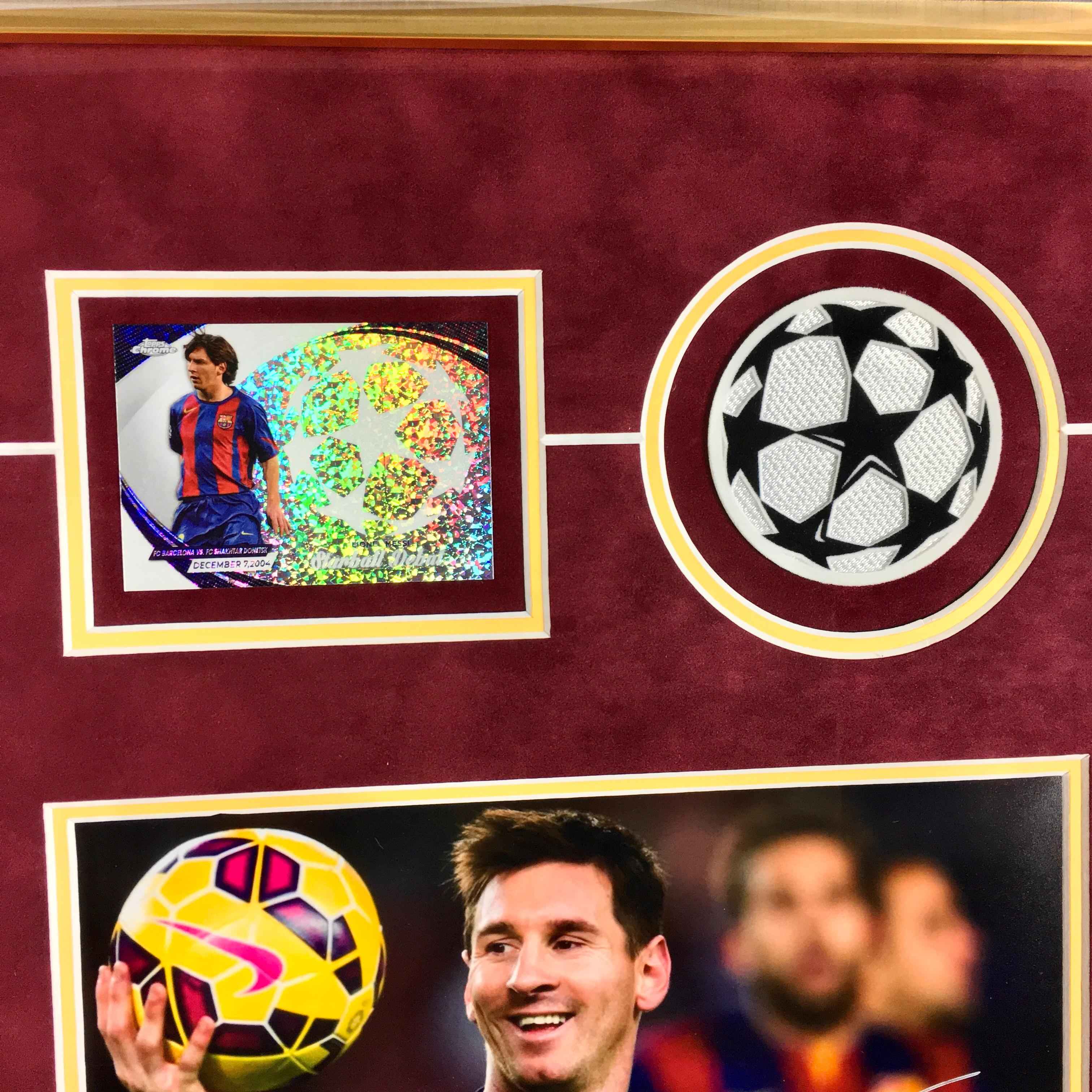 Lionel Messi Signed Photo Framed