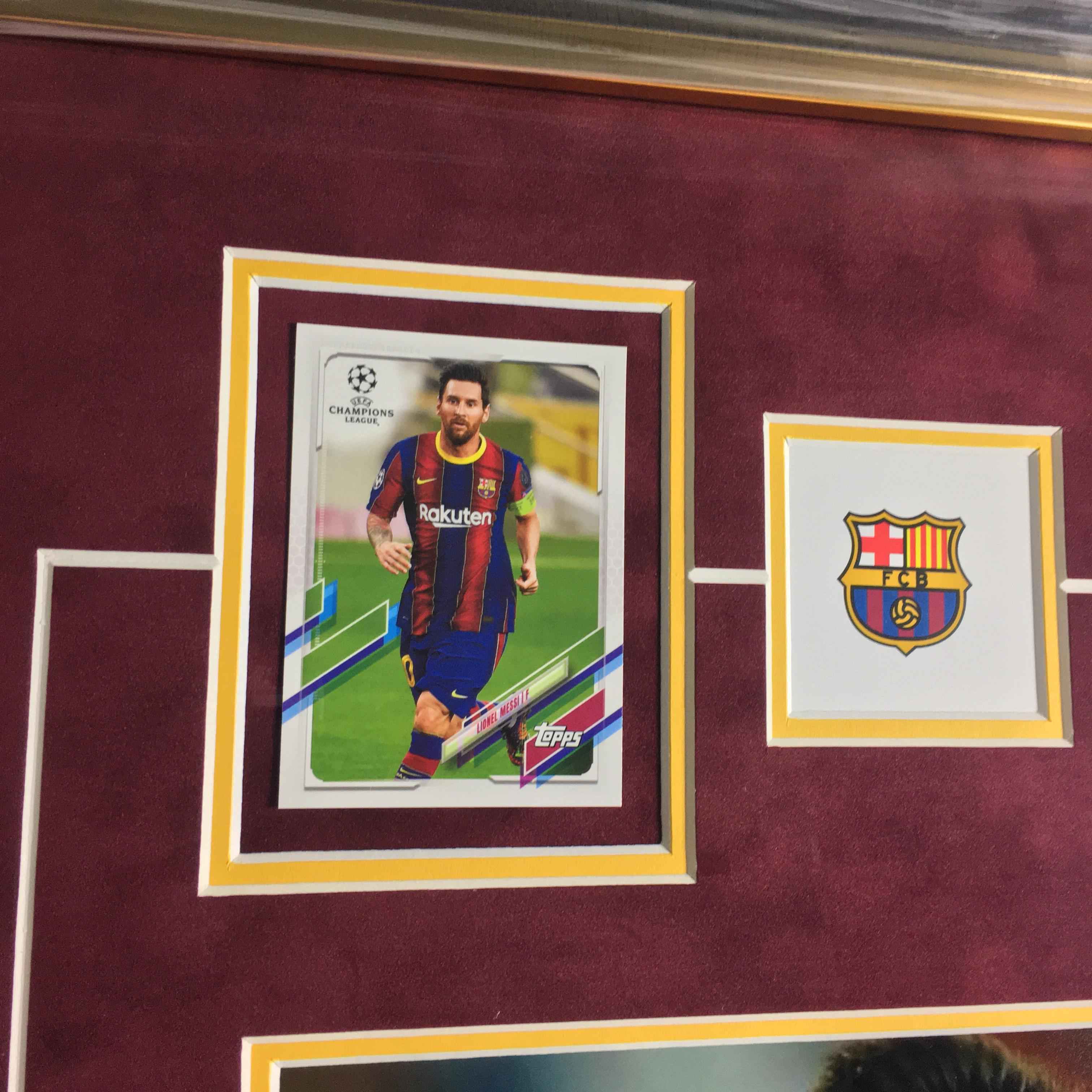 Lionel Messi Signed Photo Framed