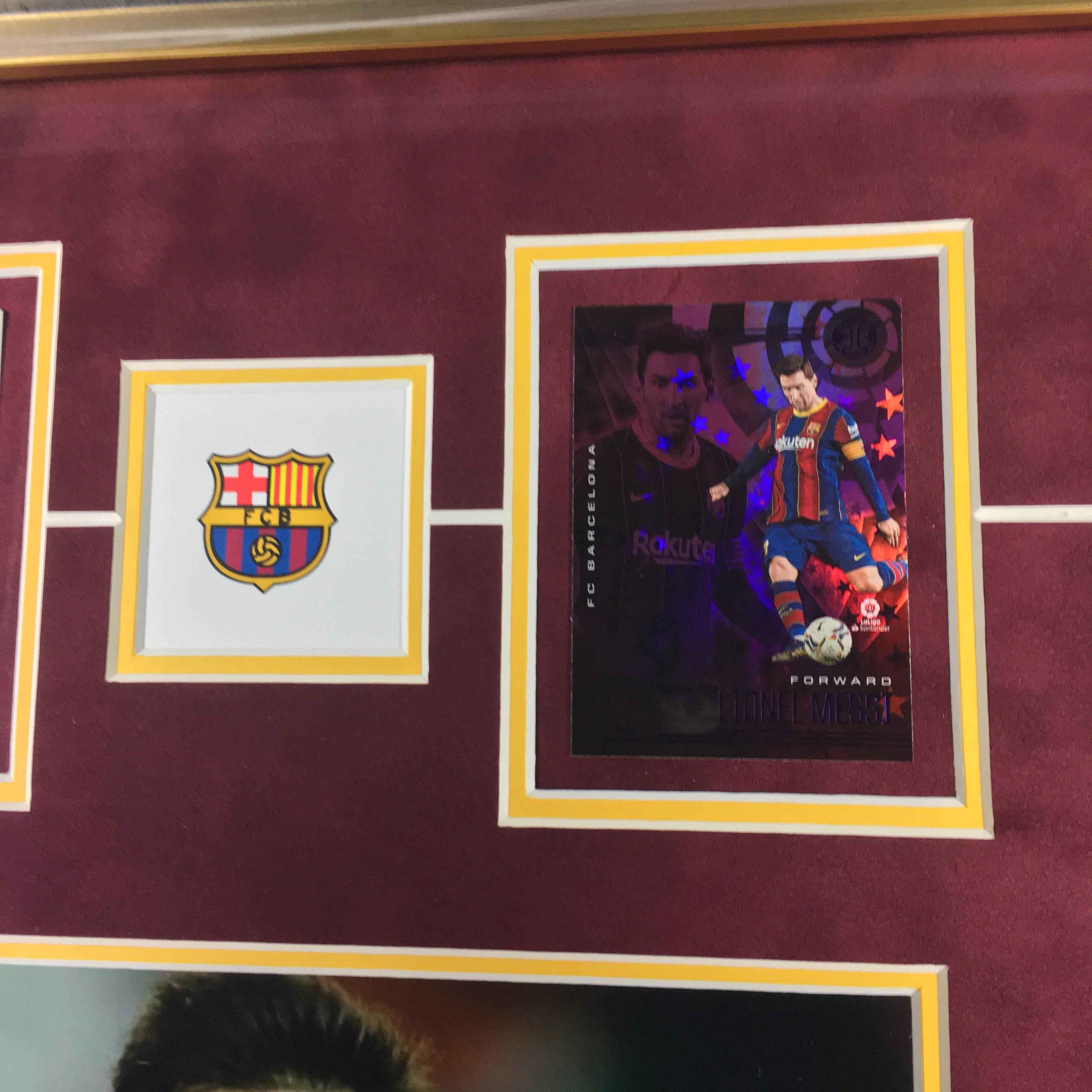 Lionel Messi Signed Photo Framed