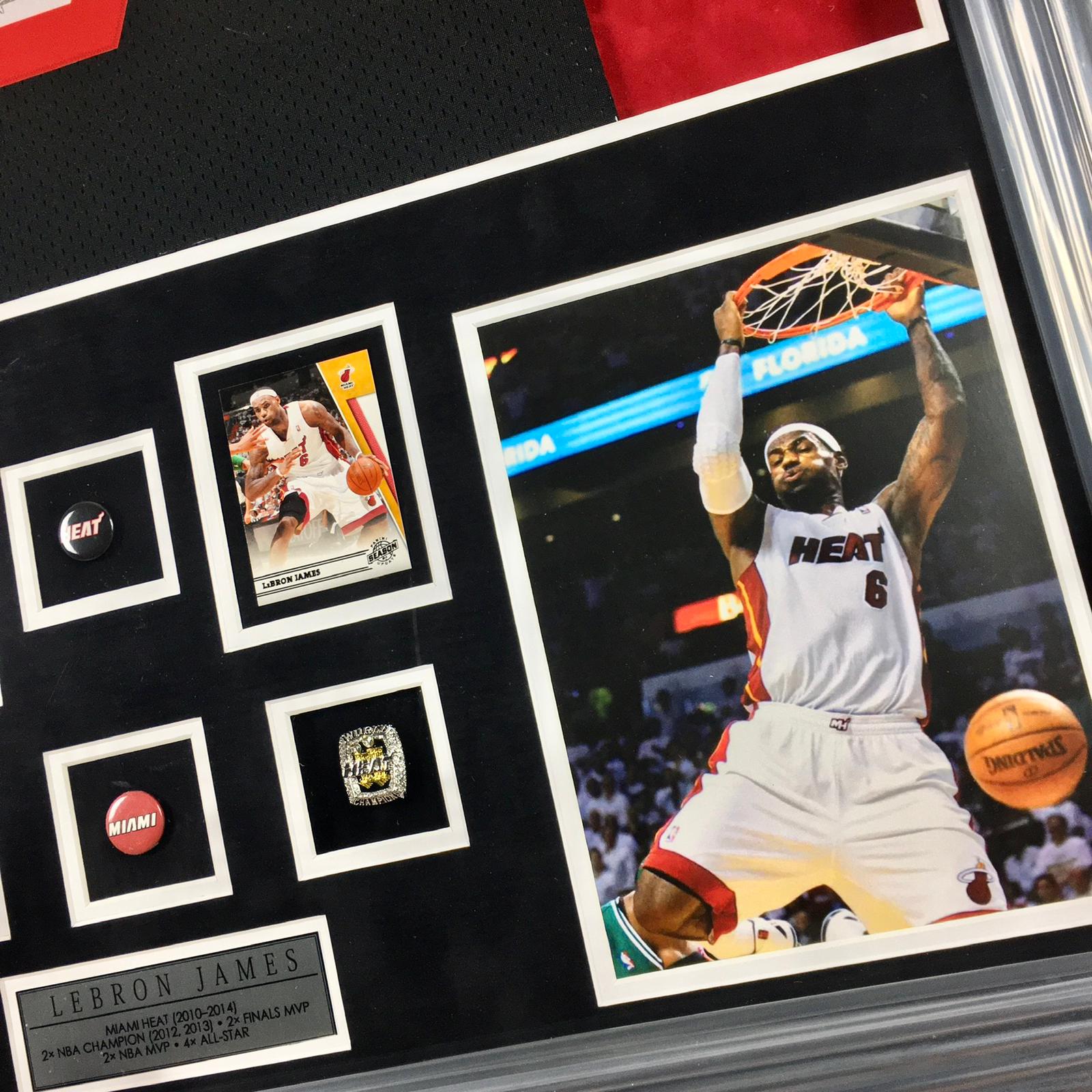 LeBron James Signed Jersey Framed
