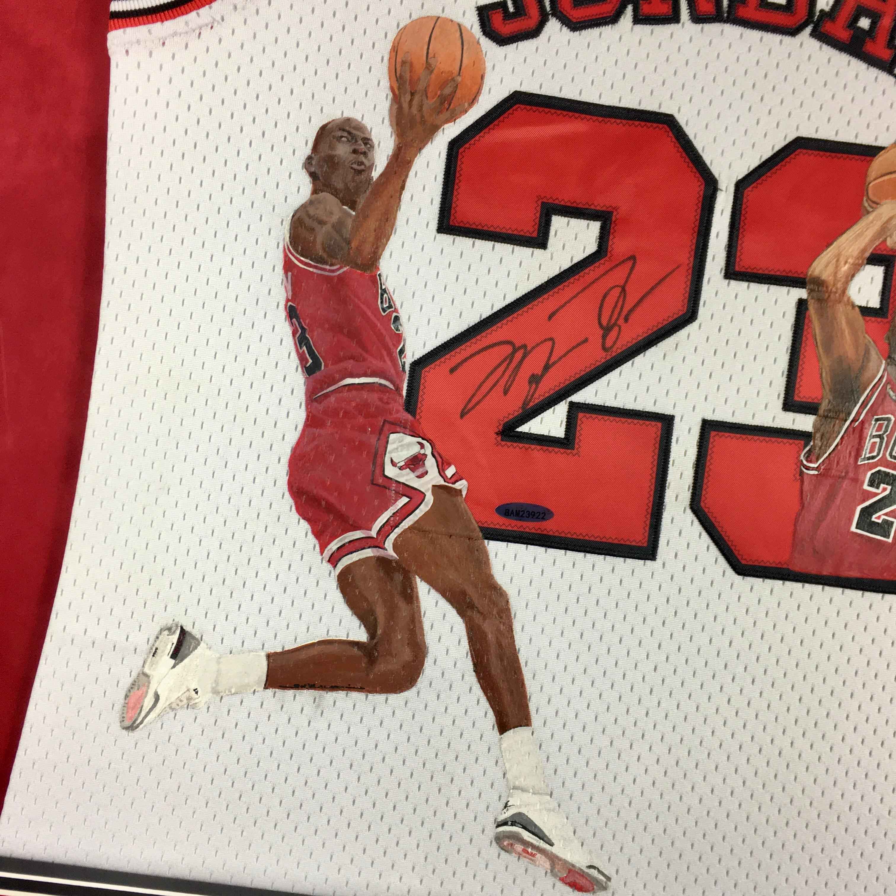 Michael Jordan Signed Jersey Framed