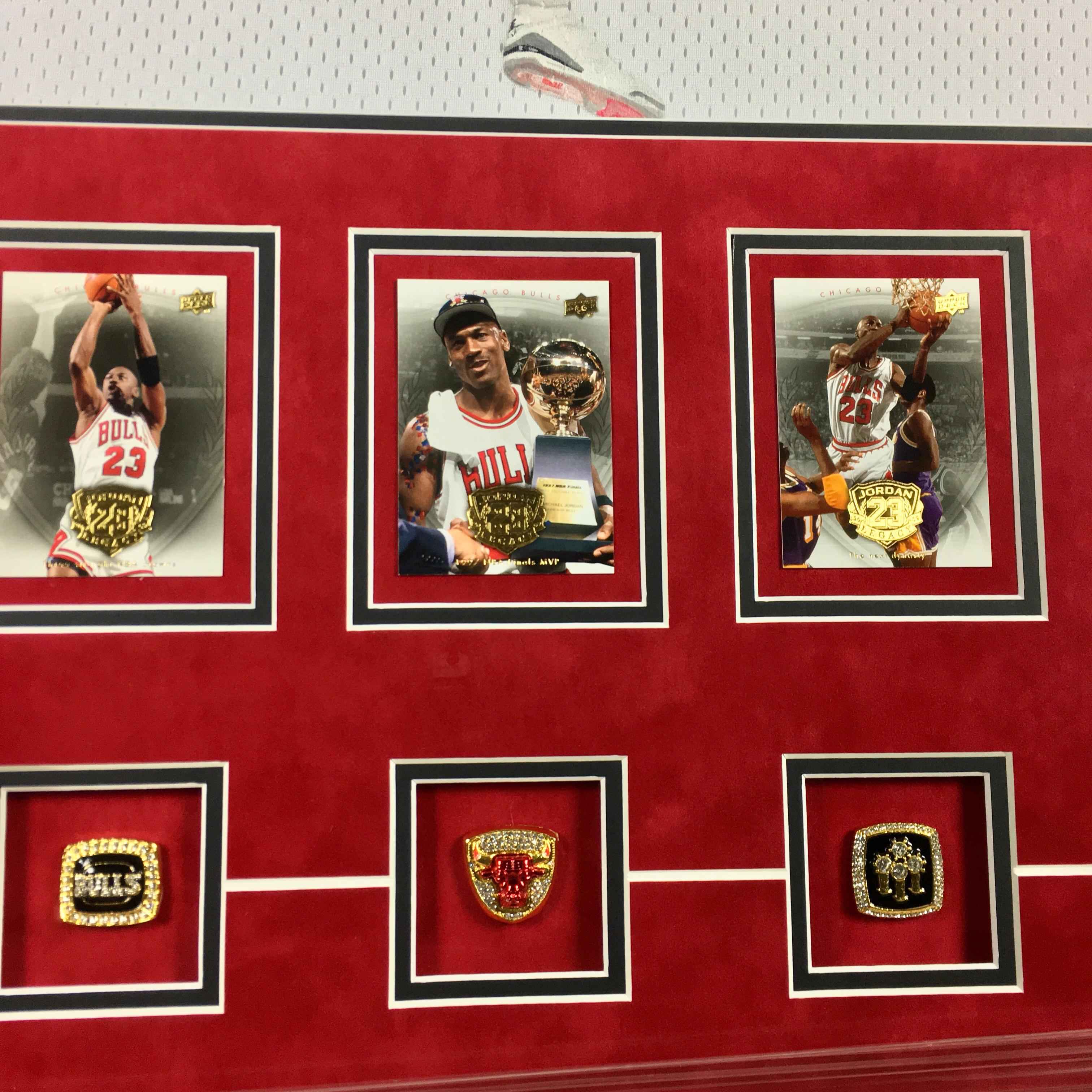 Michael Jordan Signed Jersey Framed