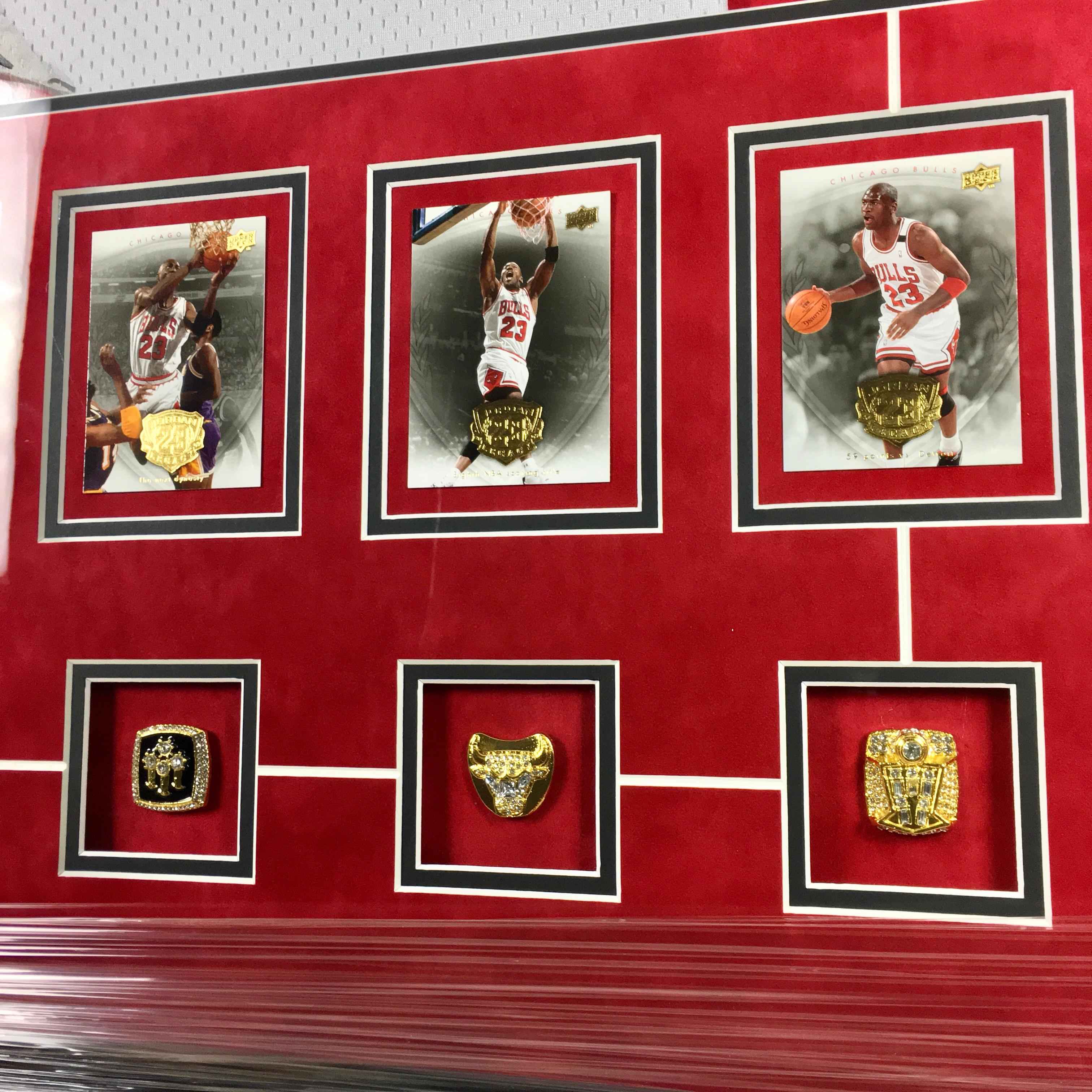 Michael Jordan Signed Jersey Framed