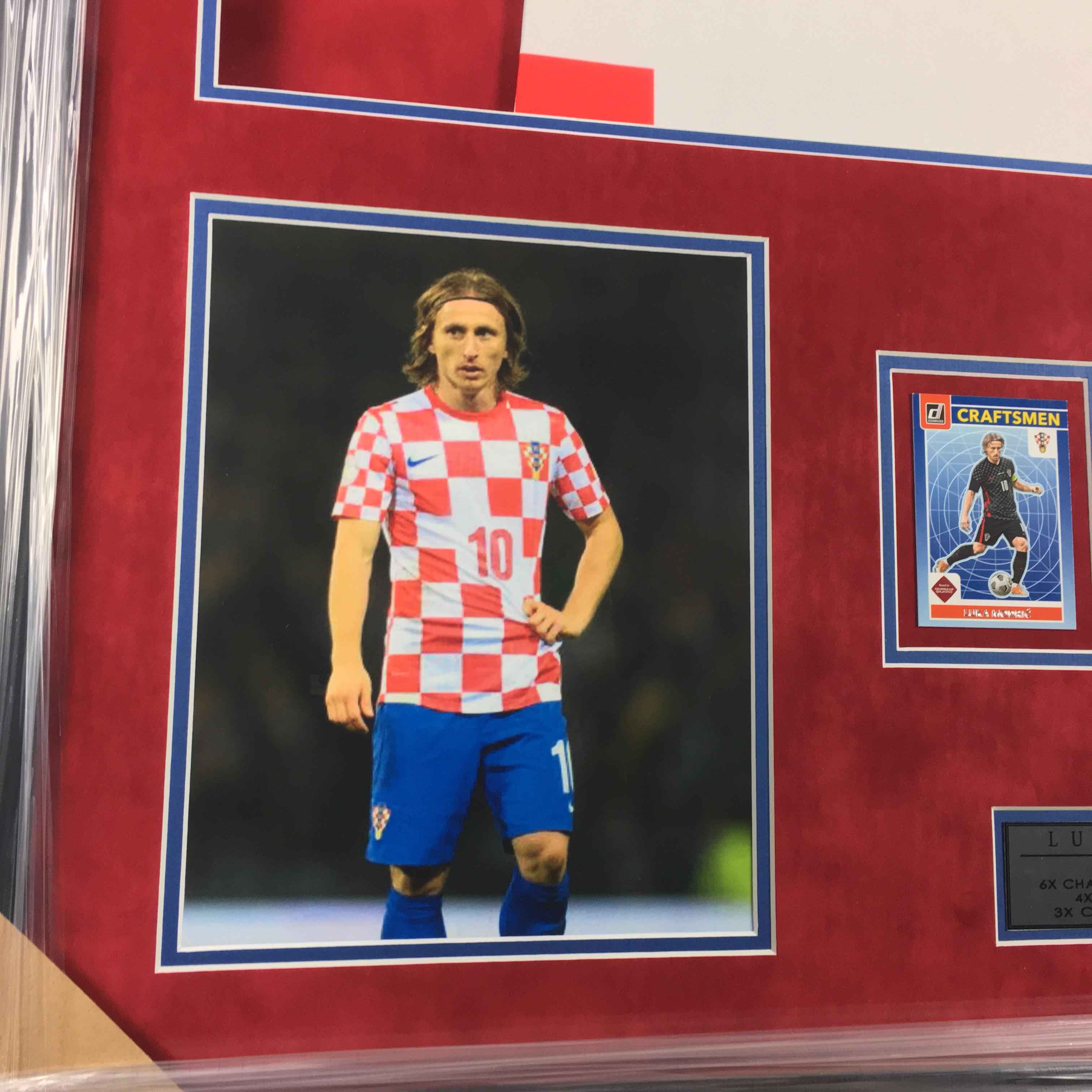 Luka Modrić Signed Jersey Framed