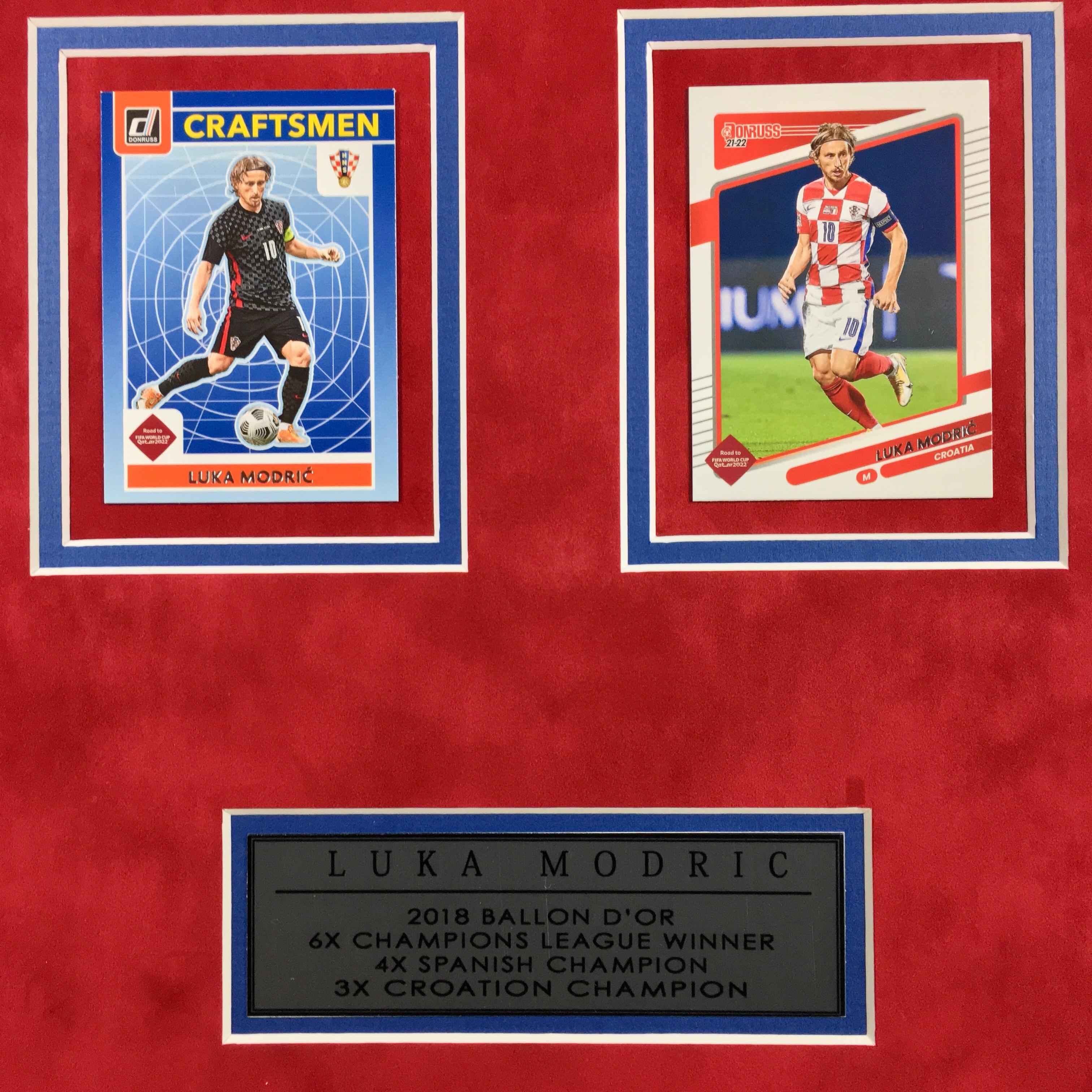 Luka Modrić Signed Jersey Framed
