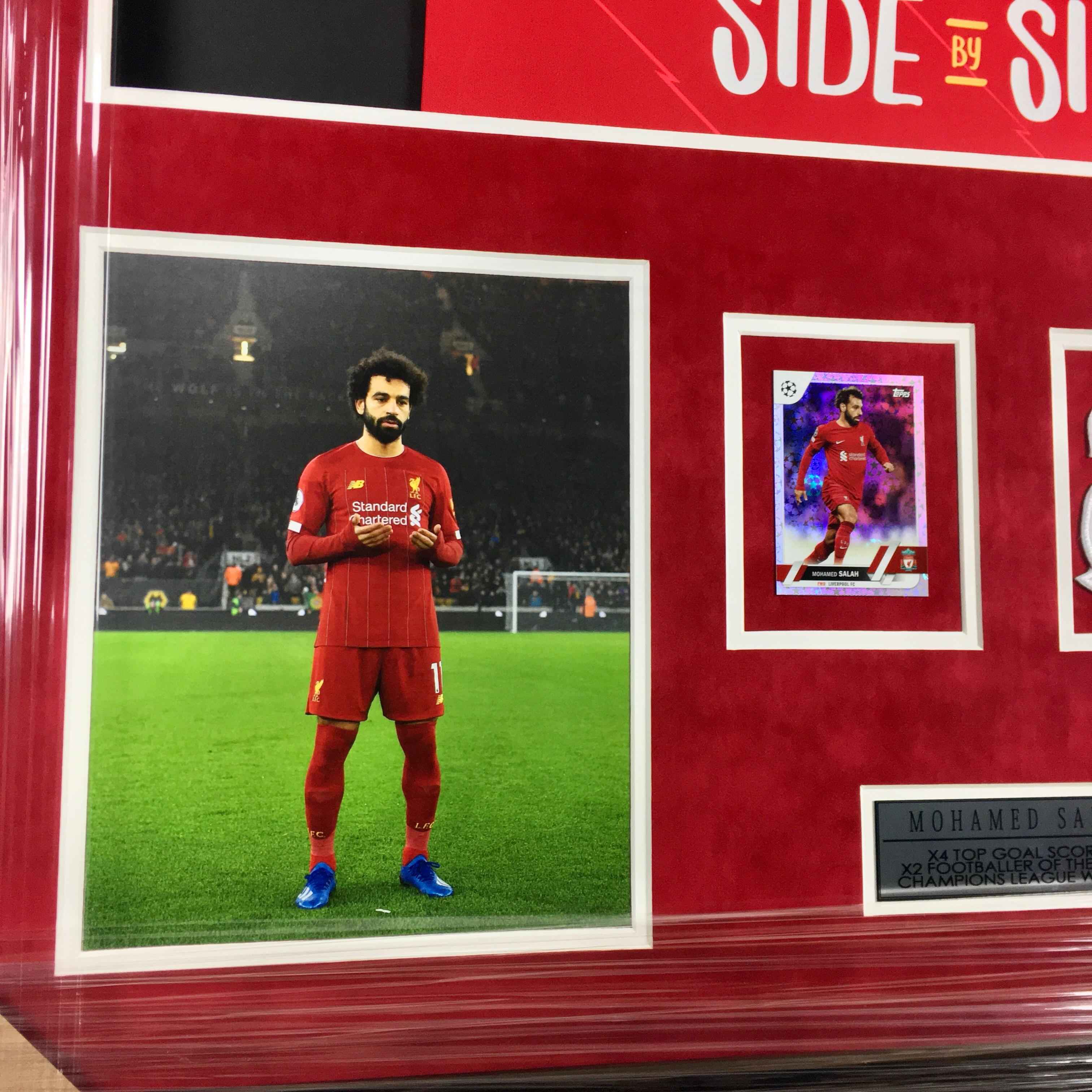 Mo Salah Signed Jersey Framed
