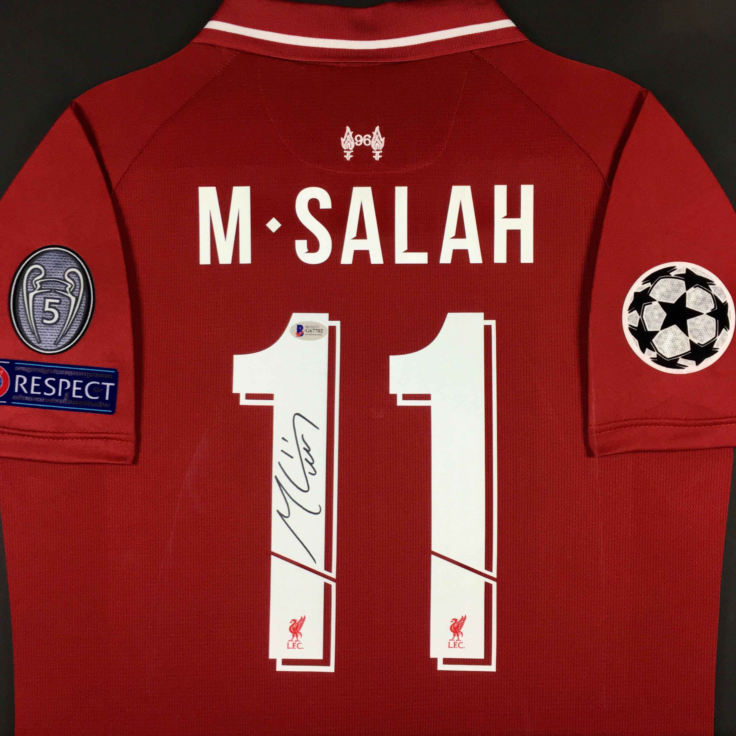 Mo Salah Signed Jersey Framed