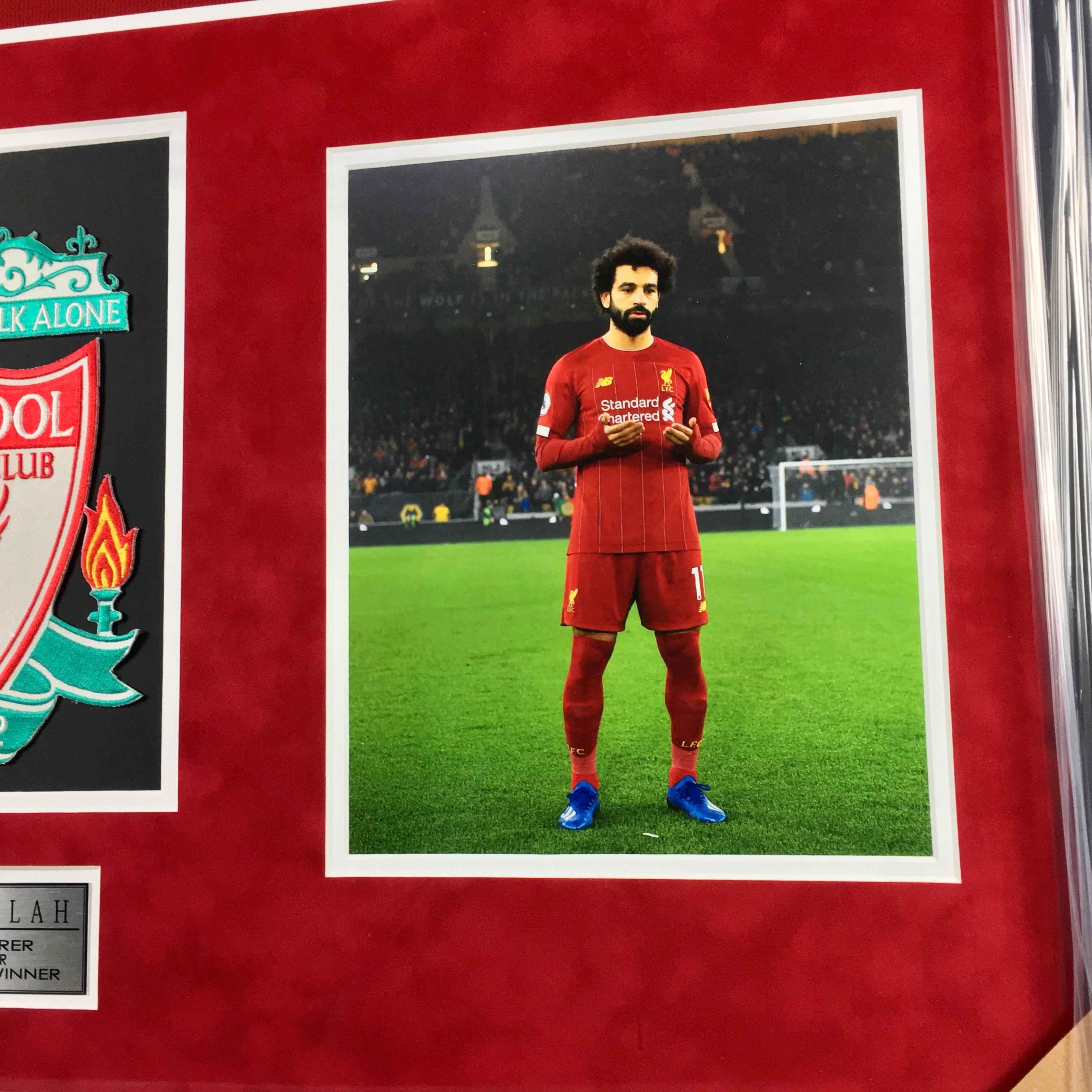 Mo Salah Signed Jersey Framed