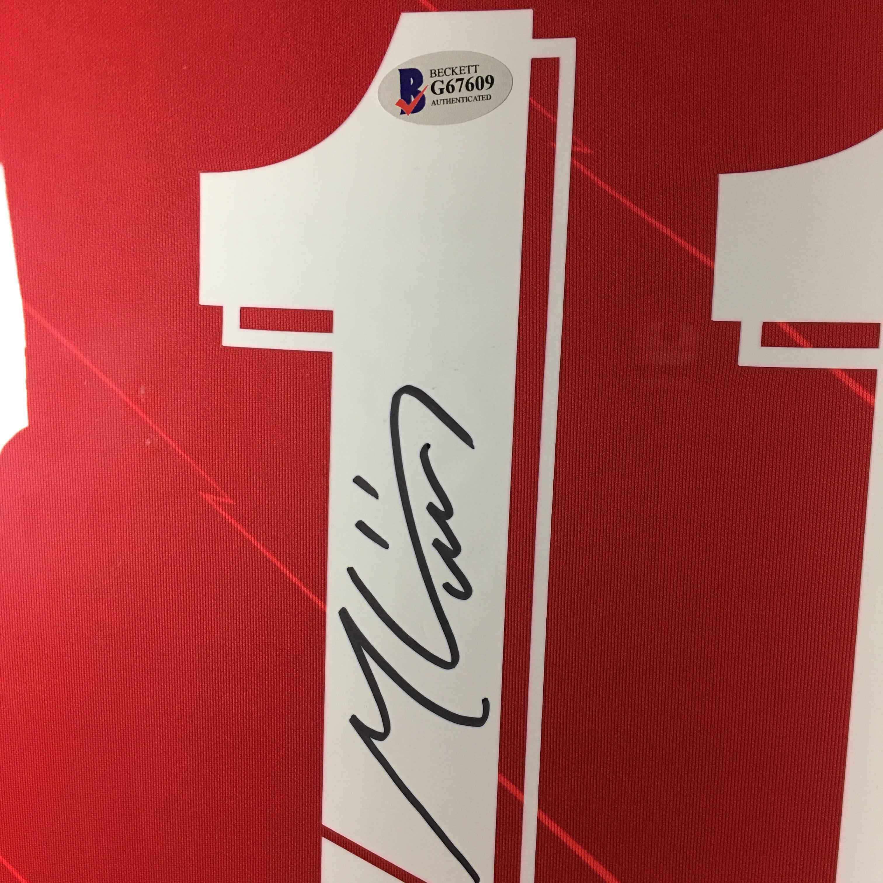 Mo Salah Signed Jersey Framed