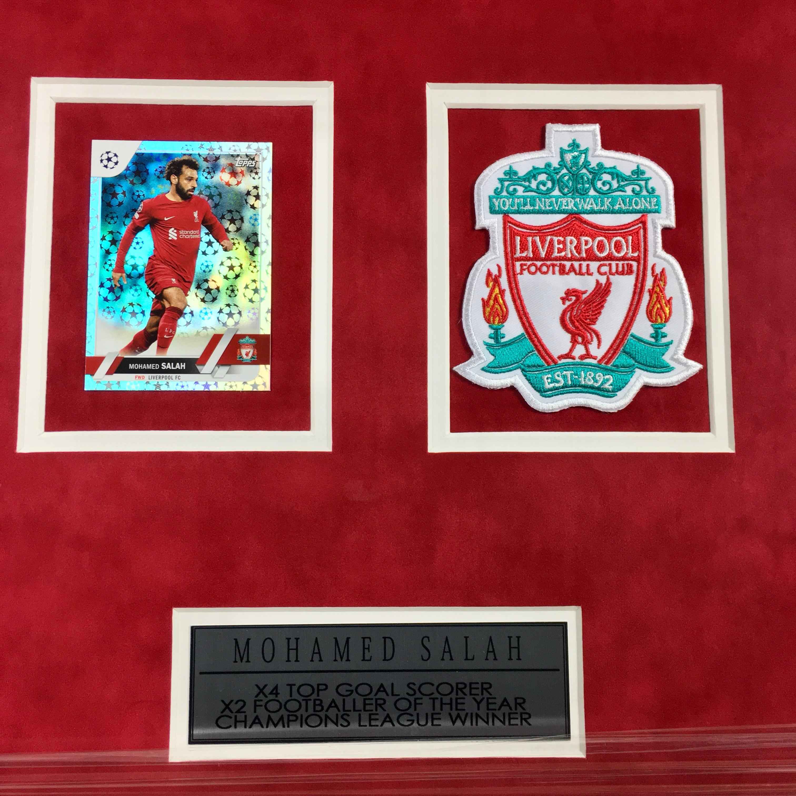 Mo Salah Signed Jersey Framed