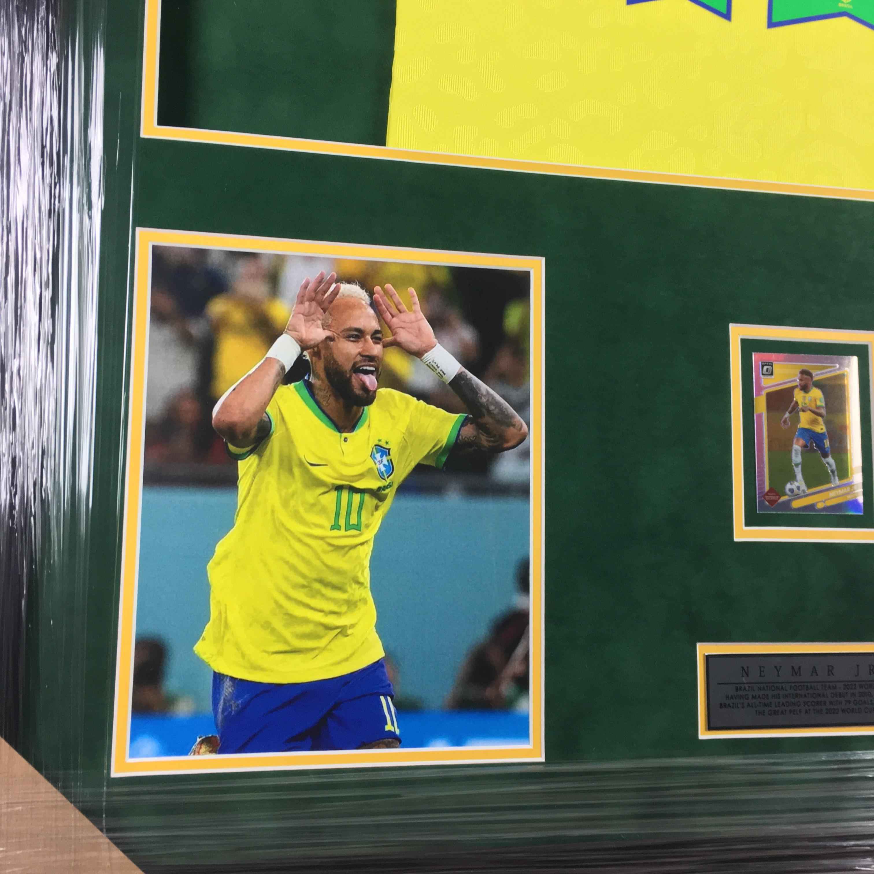 Neymar Jr Signed Jersey Framed