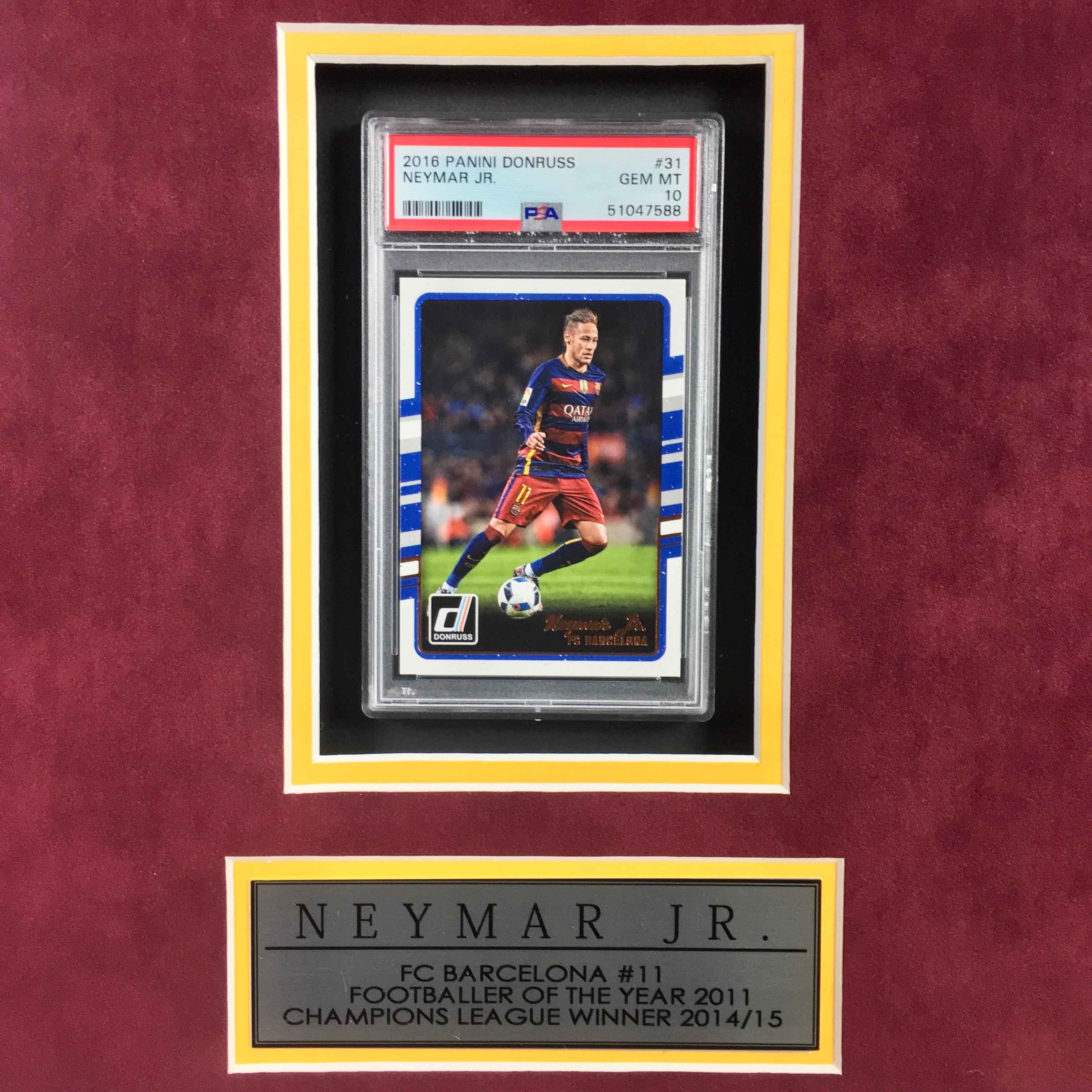 Neymar Jr Signed Jersey Framed