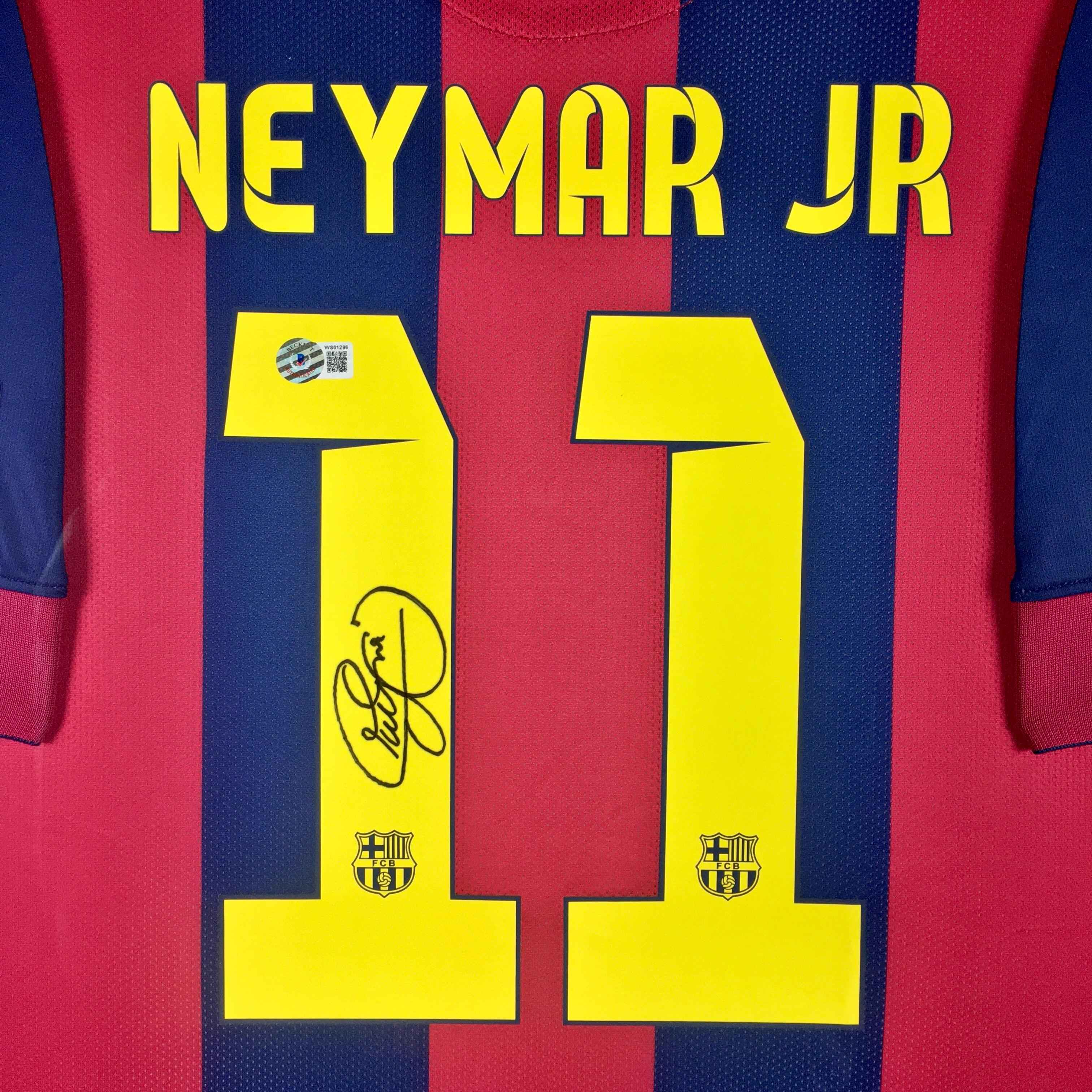 Neymar Jr Signed Jersey Framed