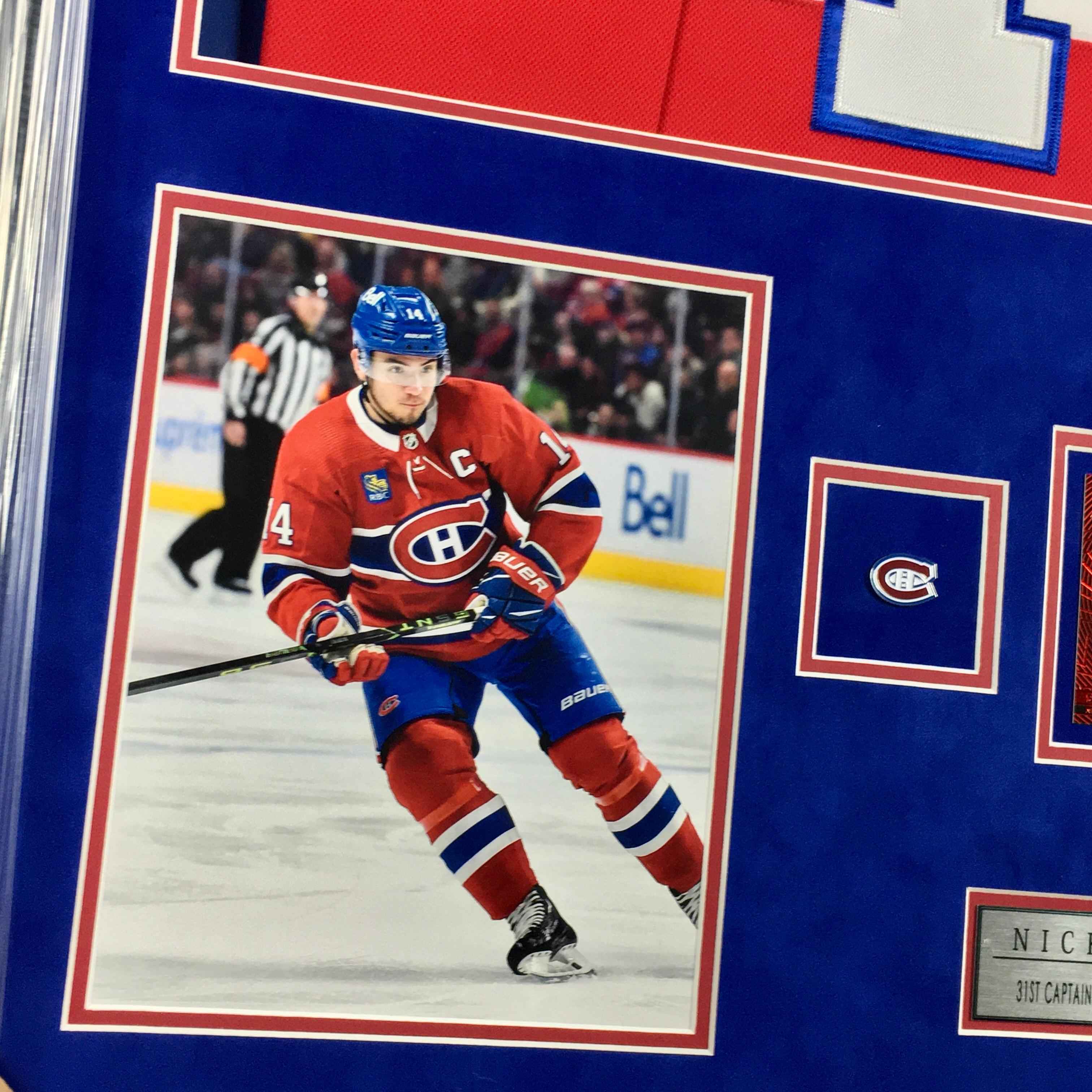 Nick Suzuki Signed Jersey Framed