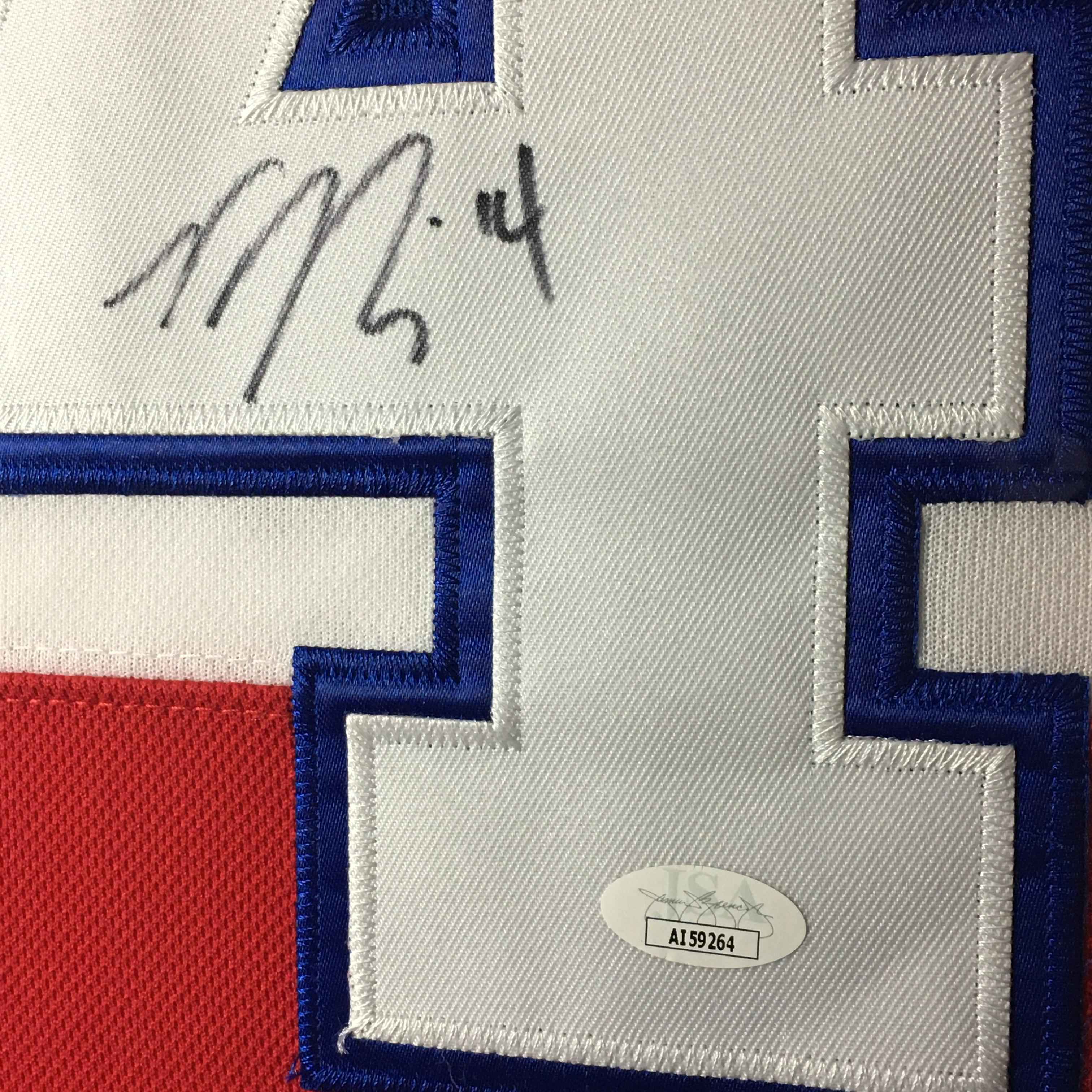Nick Suzuki Signed Jersey Framed