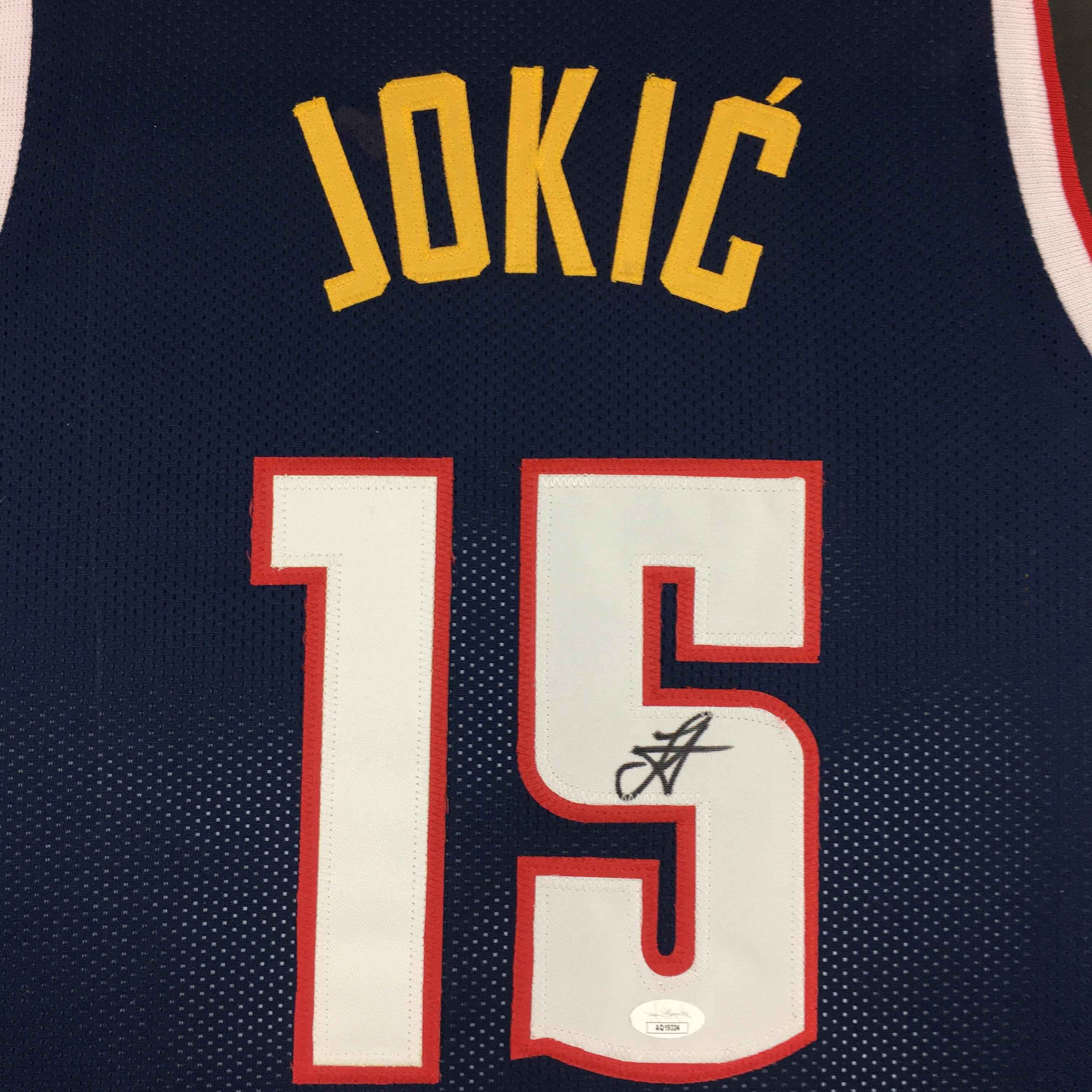 Nikola Jokic Signed Jersey Framed