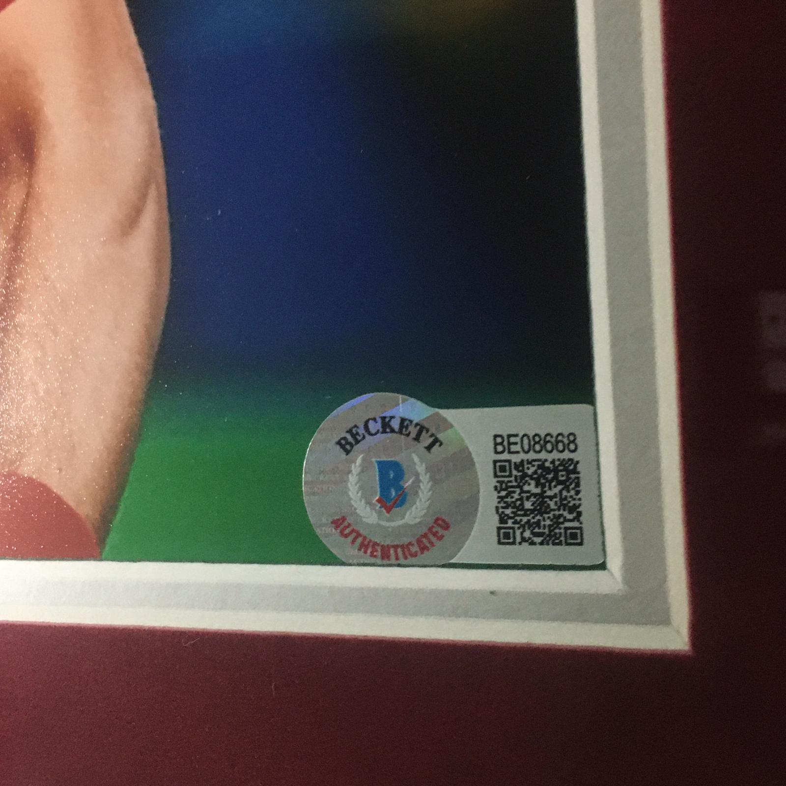 Novak Djokovic Signed Photo Framed