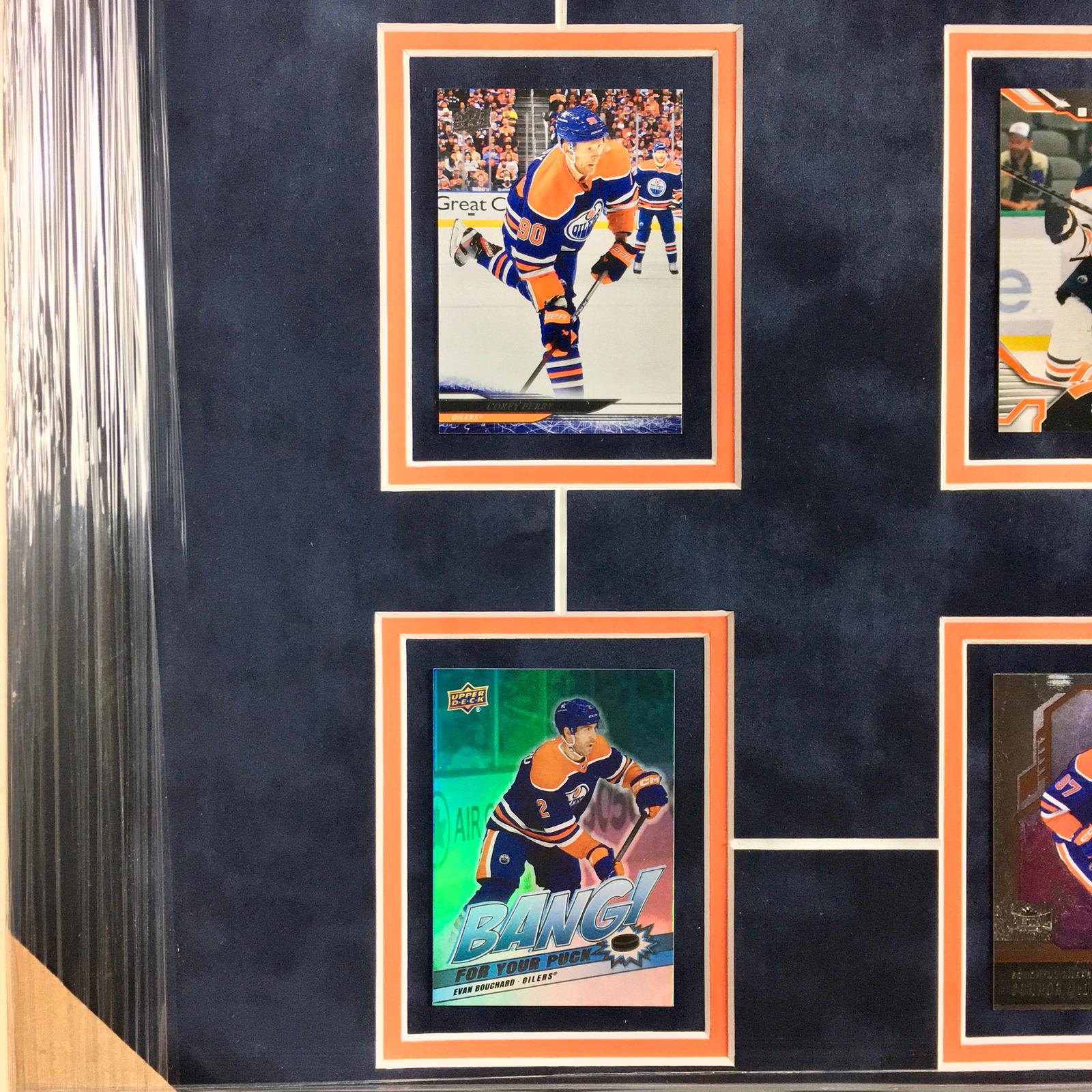 Edmonton Oilers Team Signed Jersey Framed