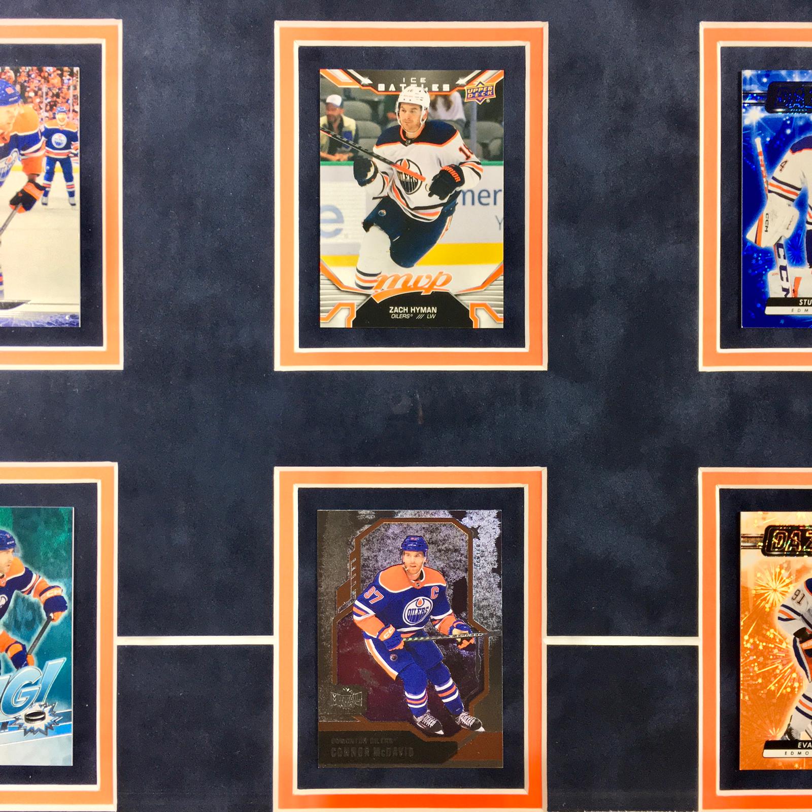 Edmonton Oilers Team Signed Jersey Framed