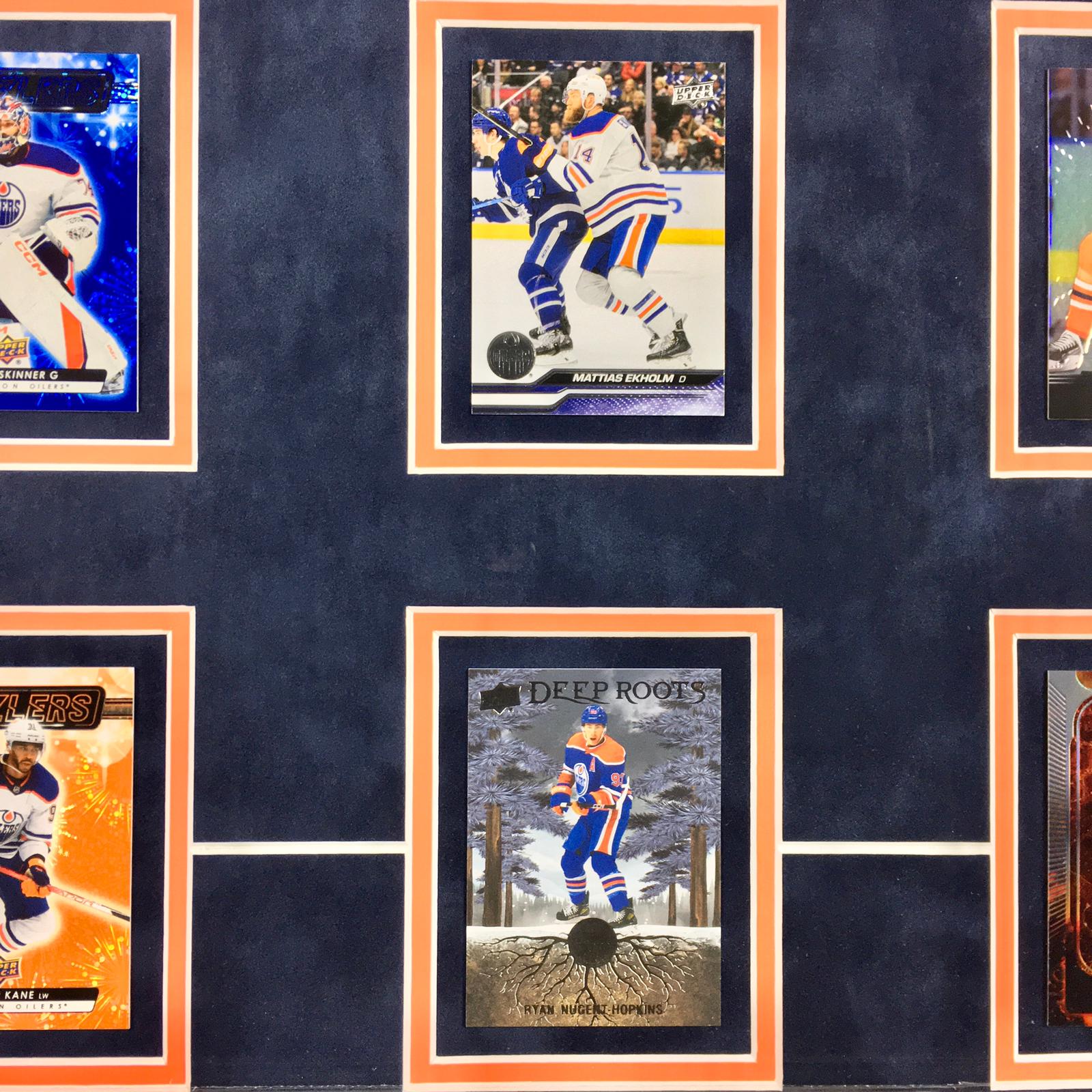 Edmonton Oilers Team Signed Jersey Framed