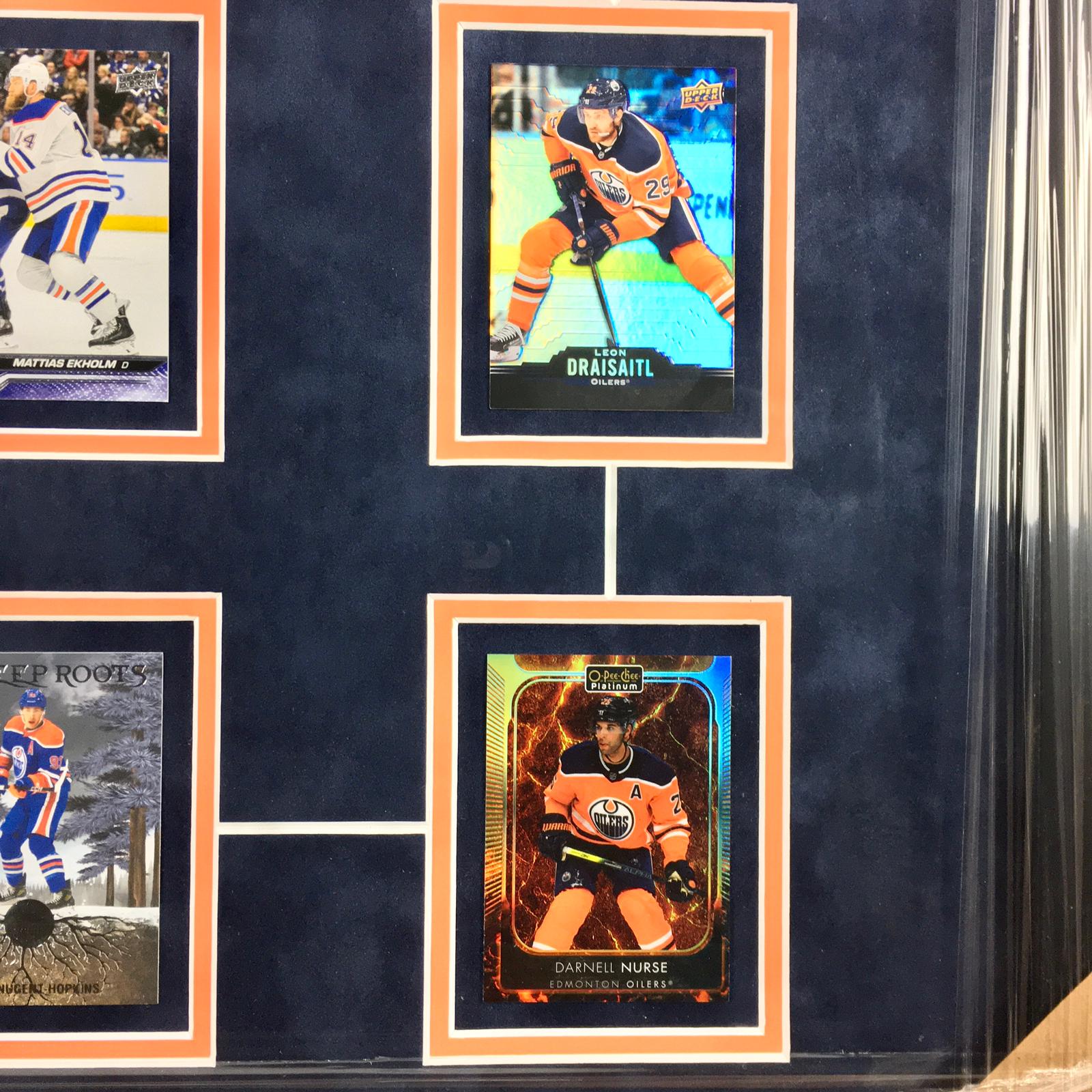 Edmonton Oilers Team Signed Jersey Framed