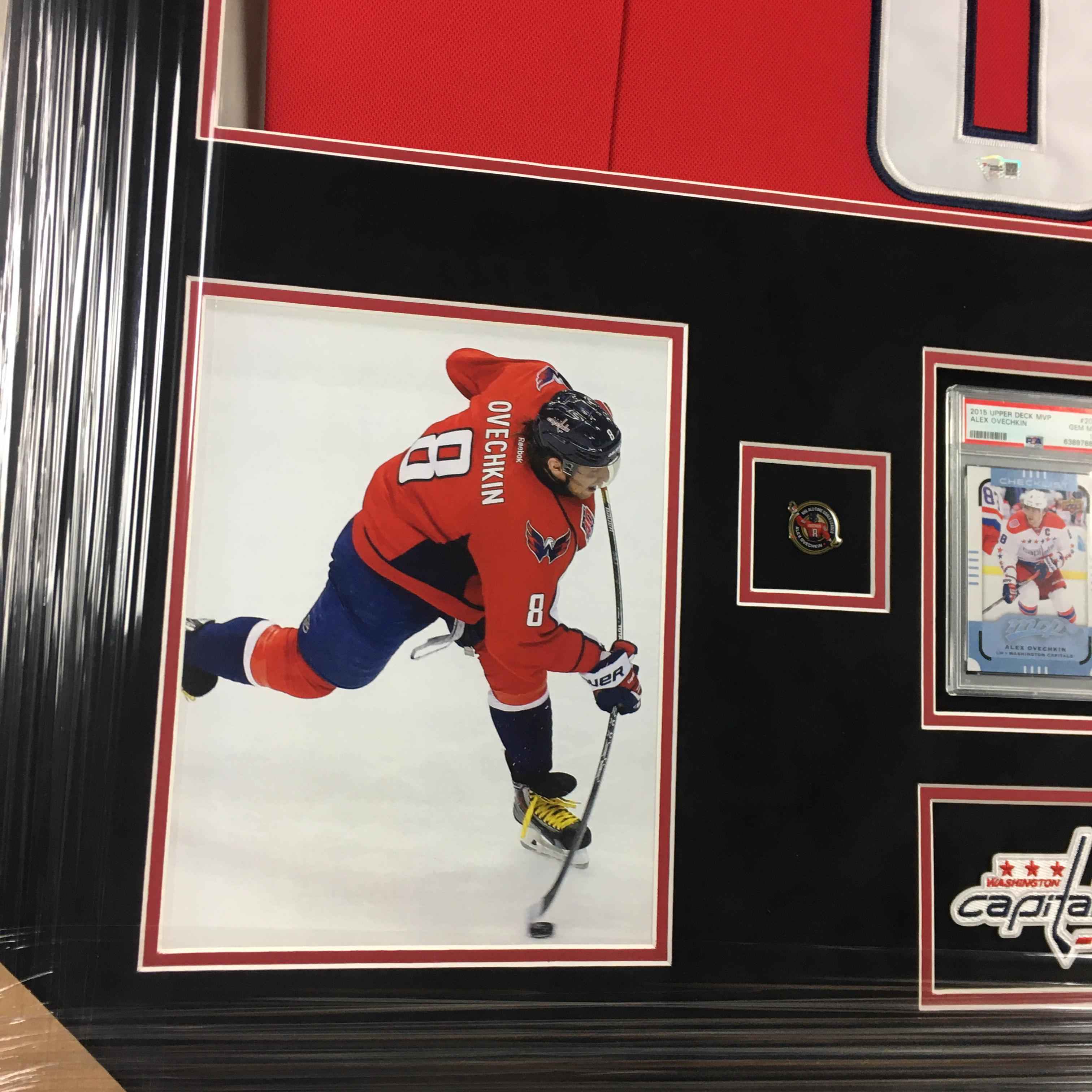 Alexander Ovechkin Signed Jersey Framed