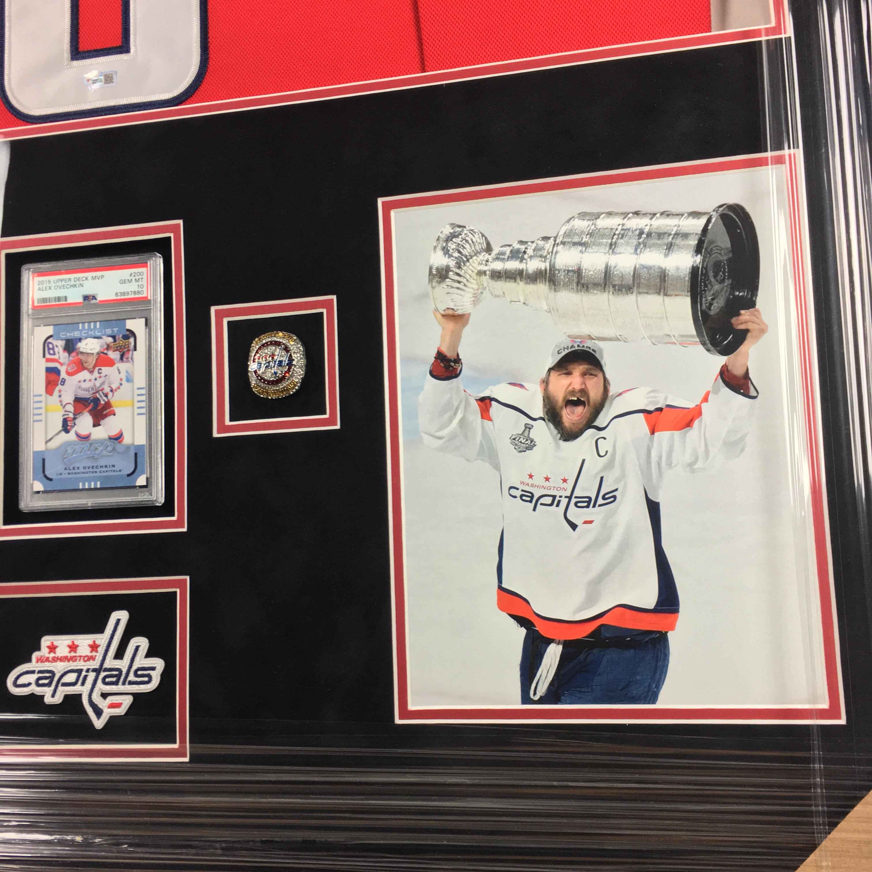 Alexander Ovechkin Signed Jersey Framed