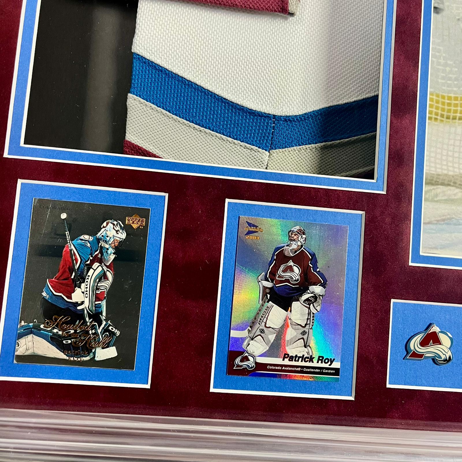 Patrick Roy Signed Jersey Framed