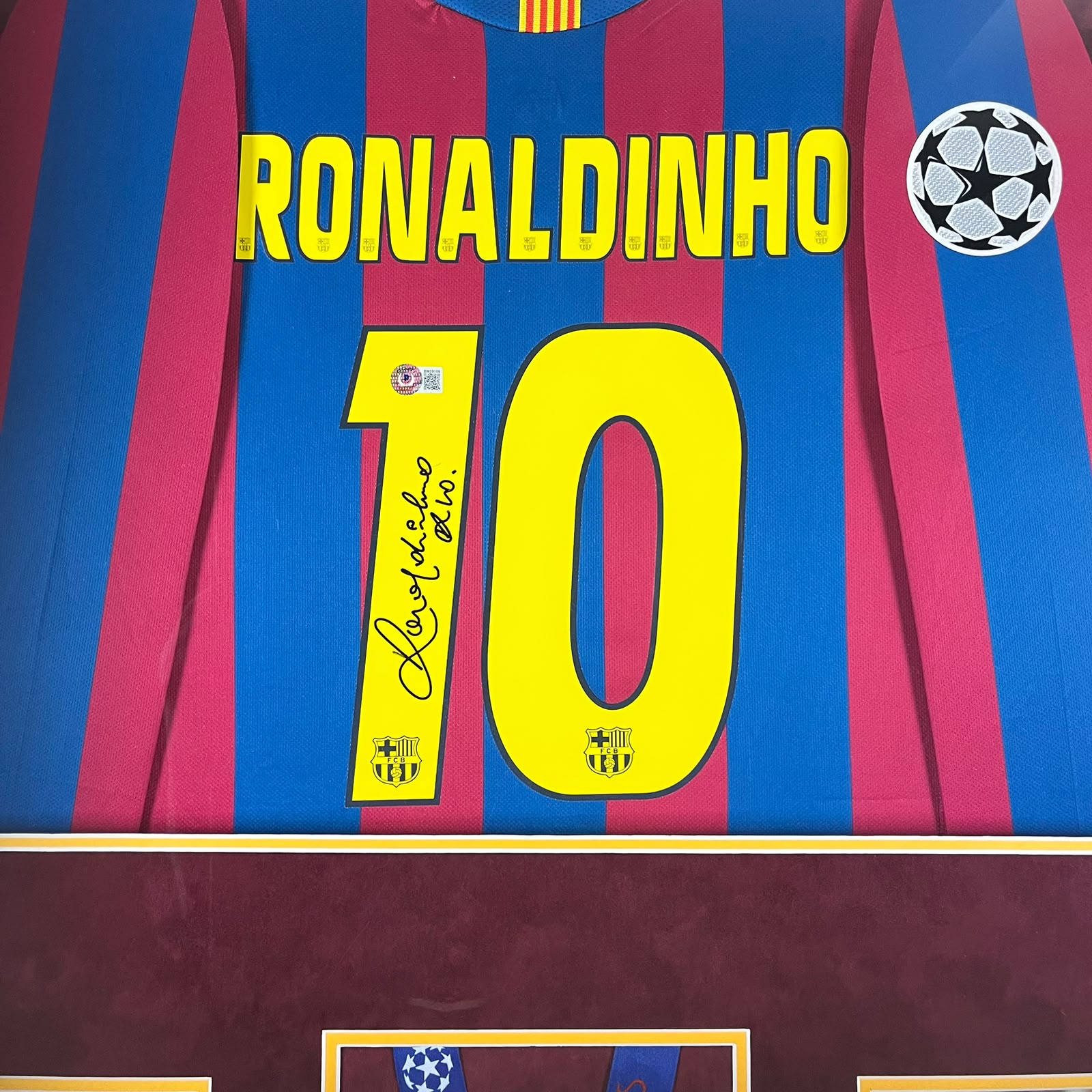 Ronaldinho Signed Jersey