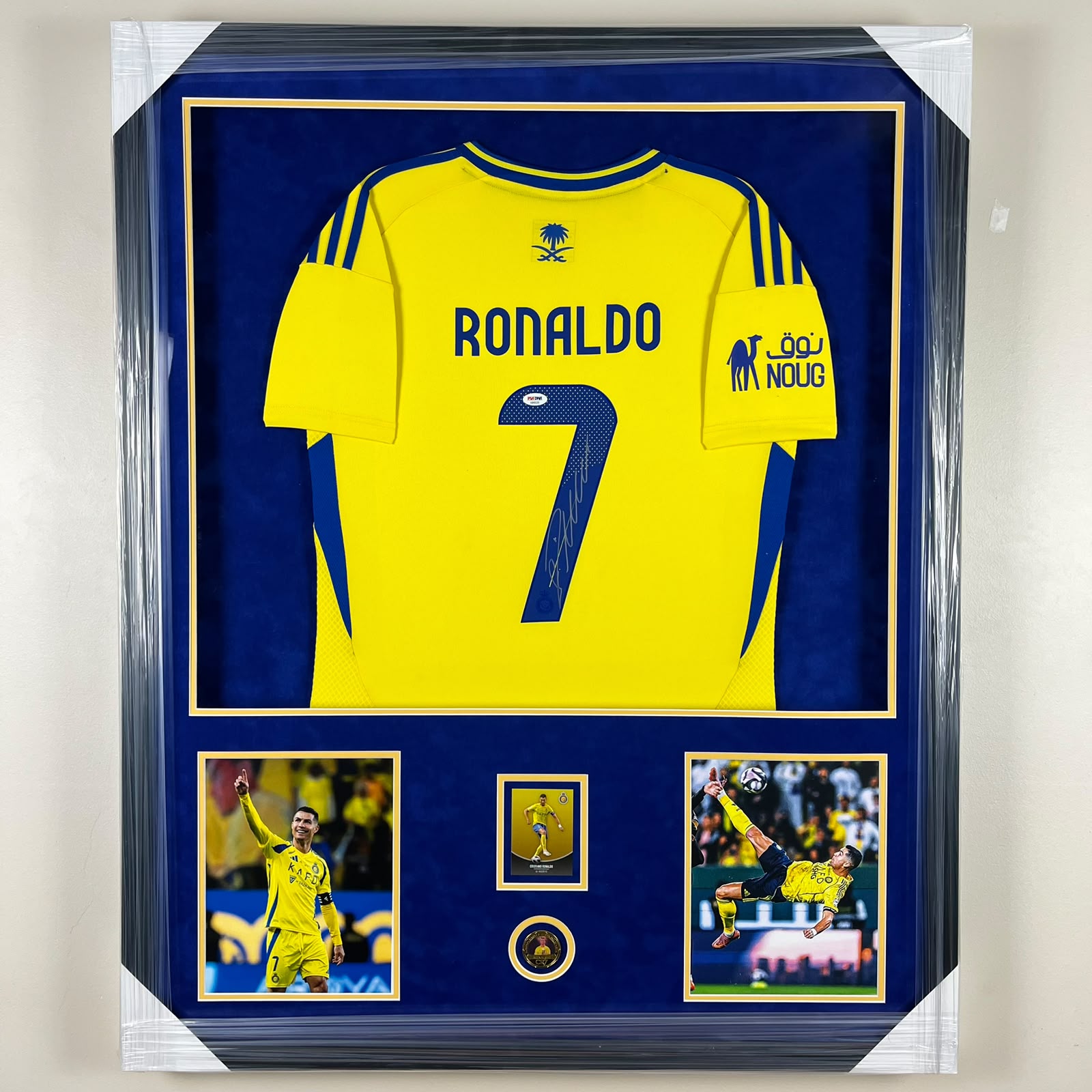 Cristiano Ronaldo Signed Jersey Framed